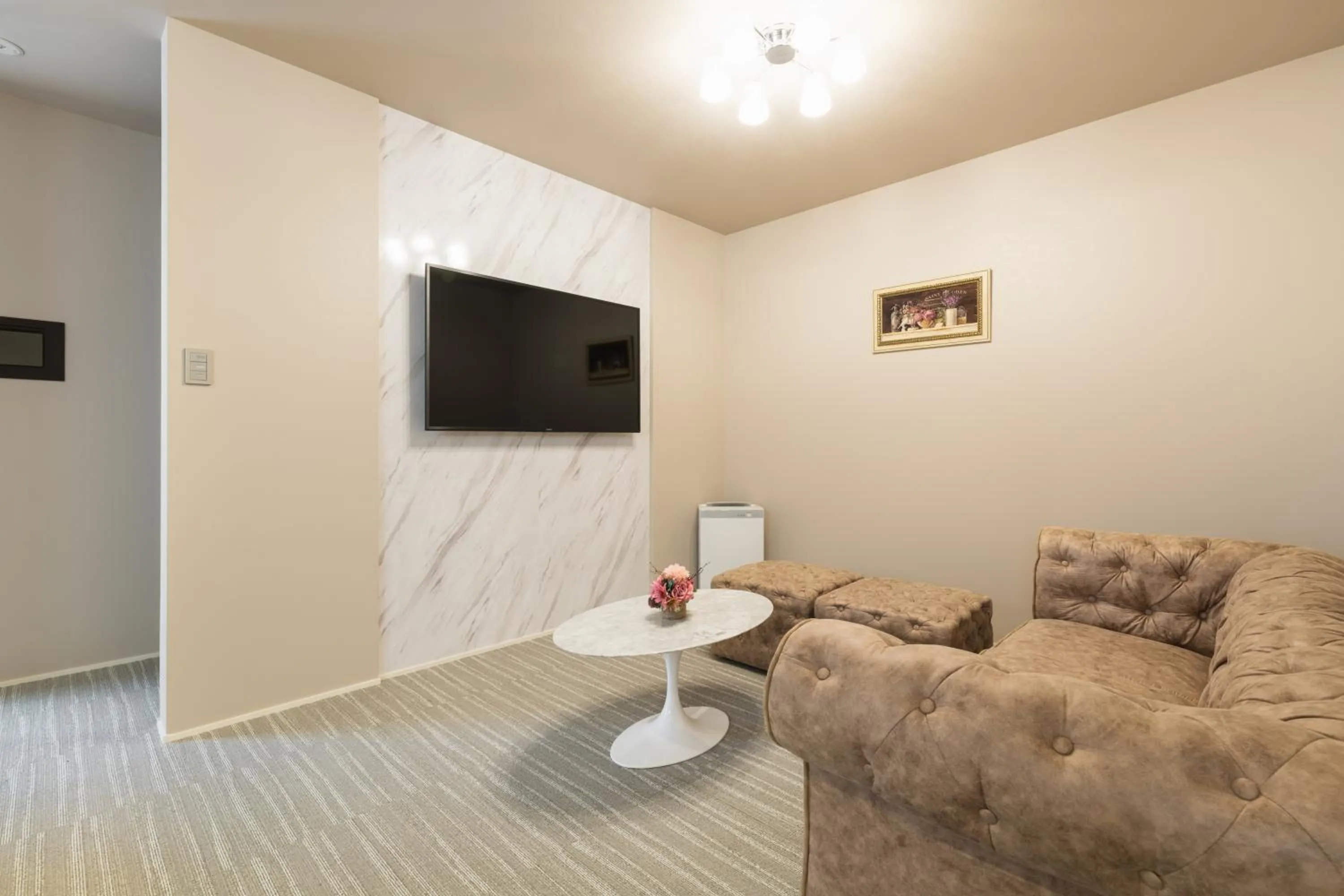 Living room in HOTEL All Stay Hakata Kukodori