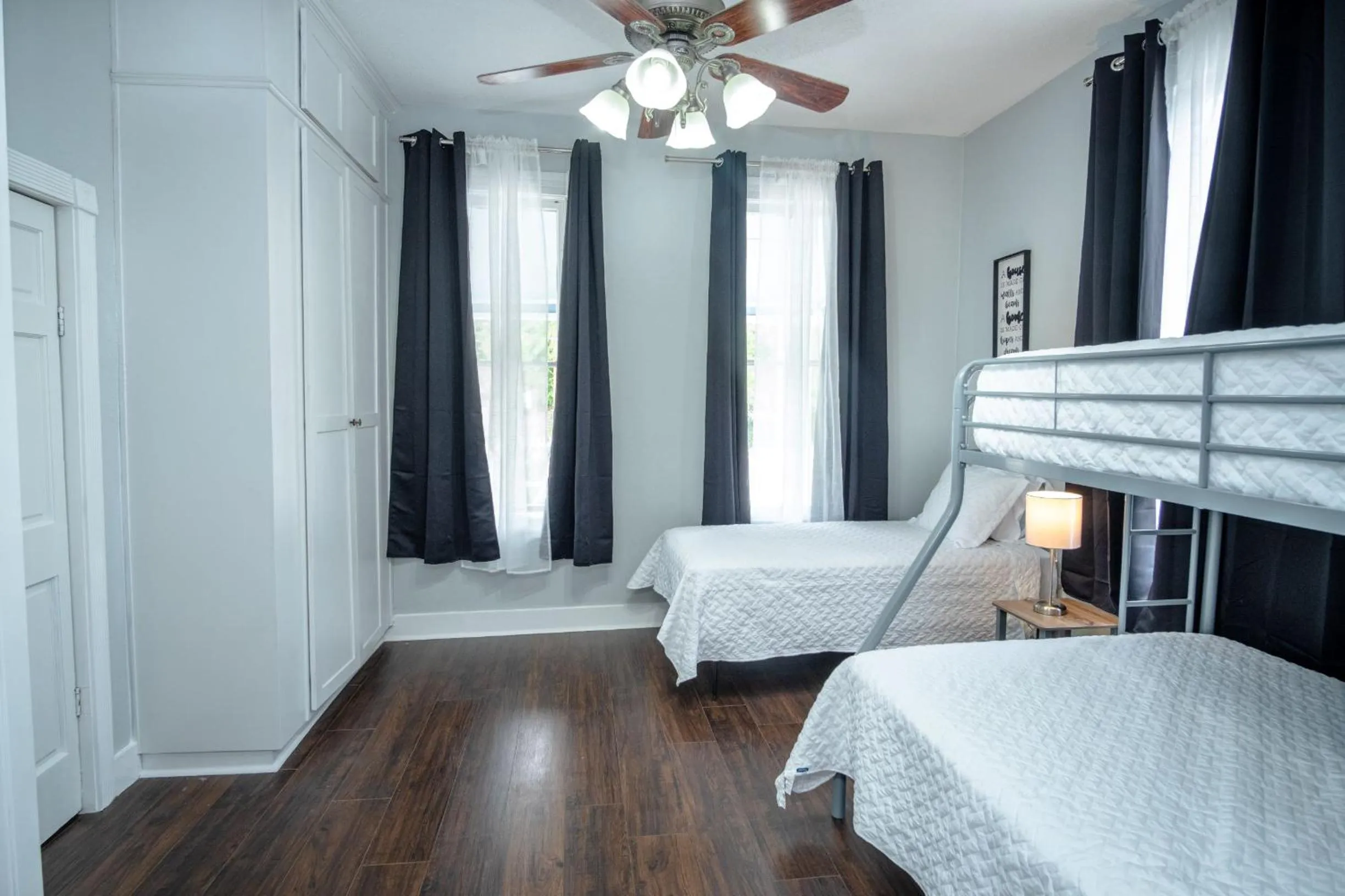 bunk bed, Bed in Remodeled Historic 2BR 1BA House Near Downtown