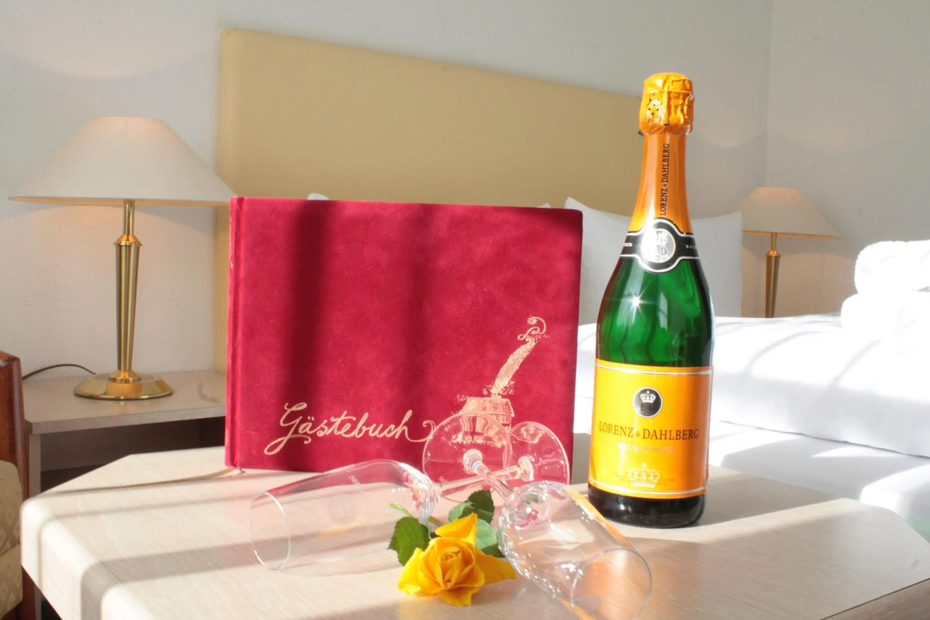 Decorative detail, Bed in Lindenhotel Stralsund