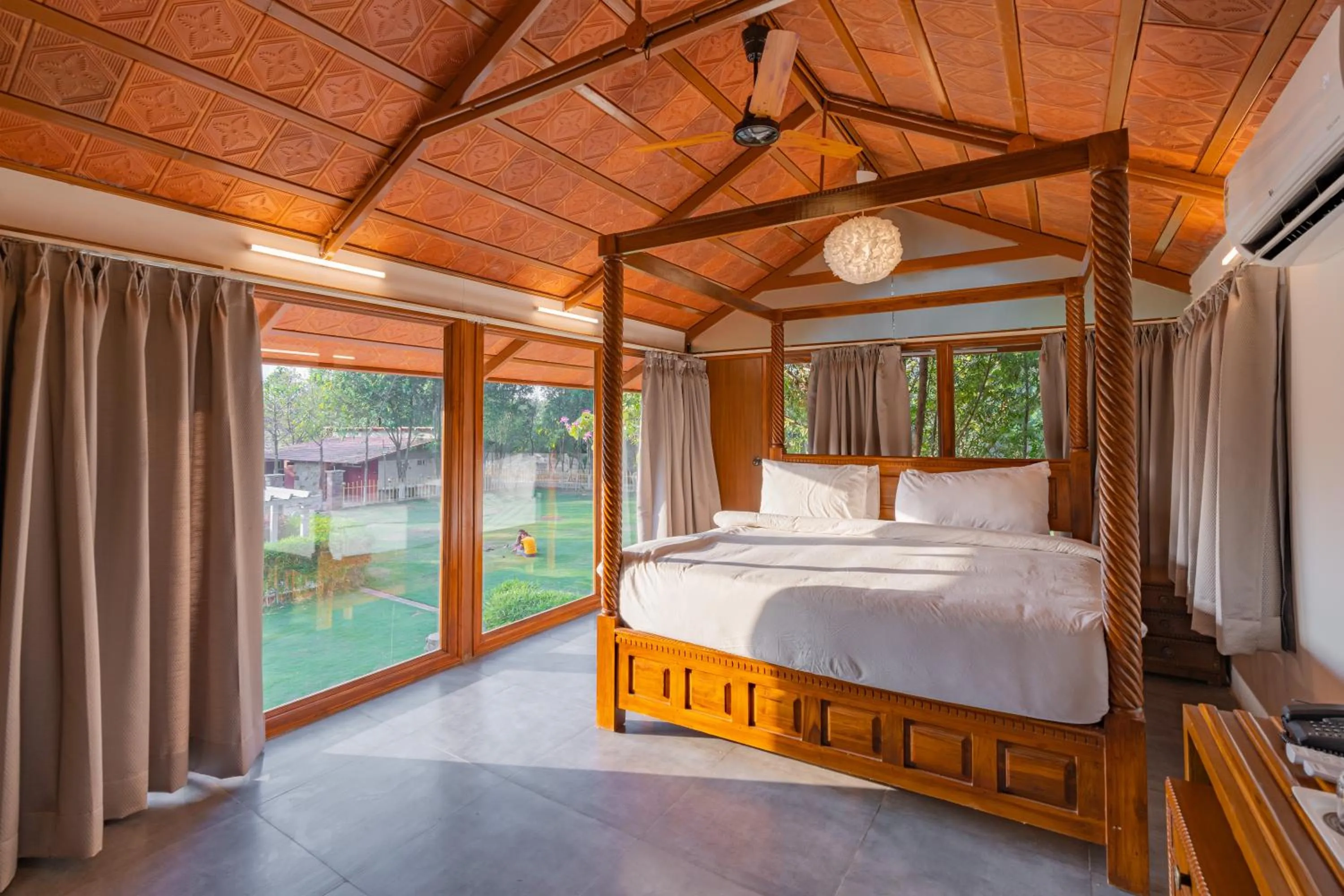Bed in Brown Town Resort & Spa