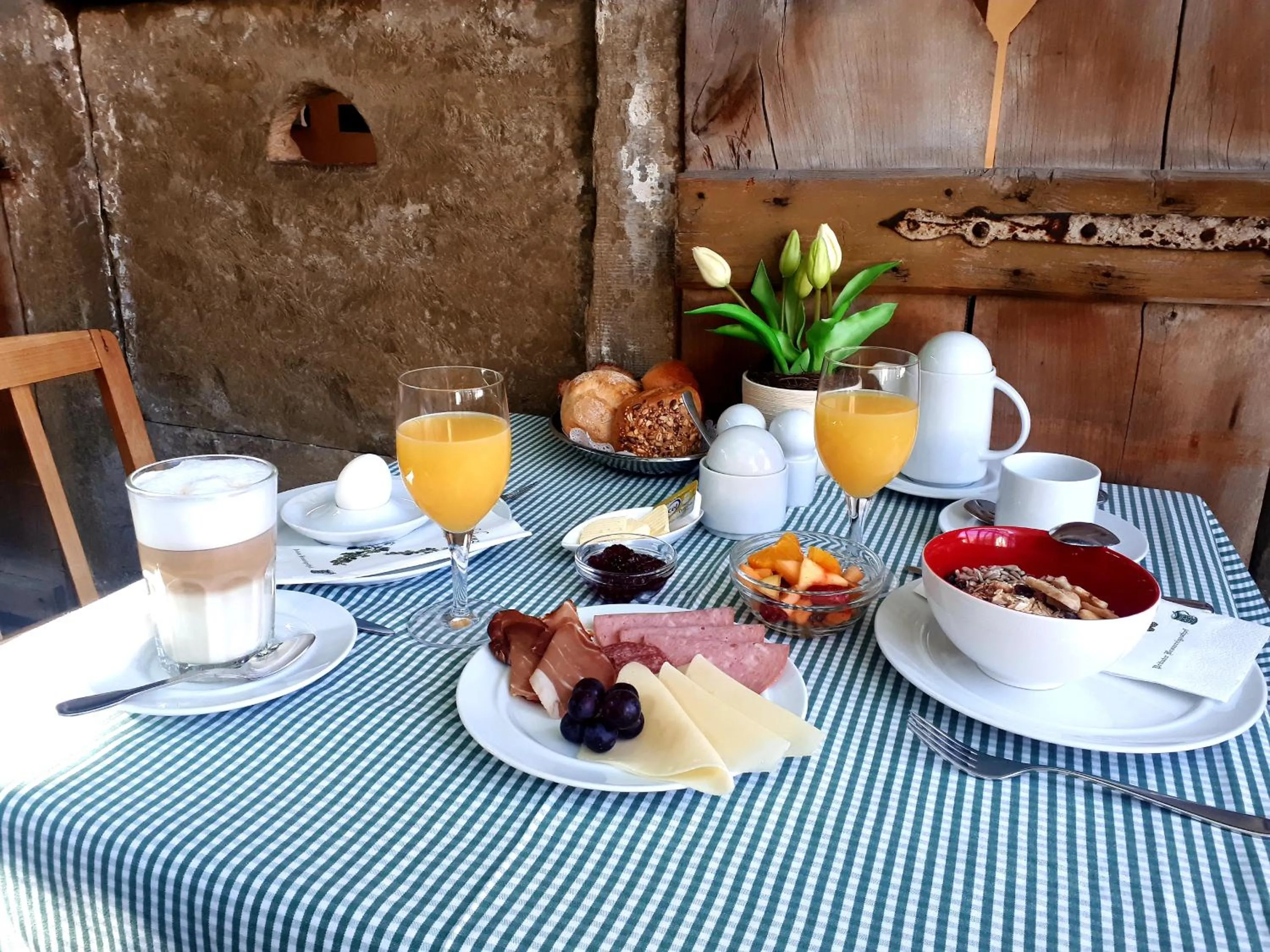 Breakfast in Brauereigasthof Dachsenfranz