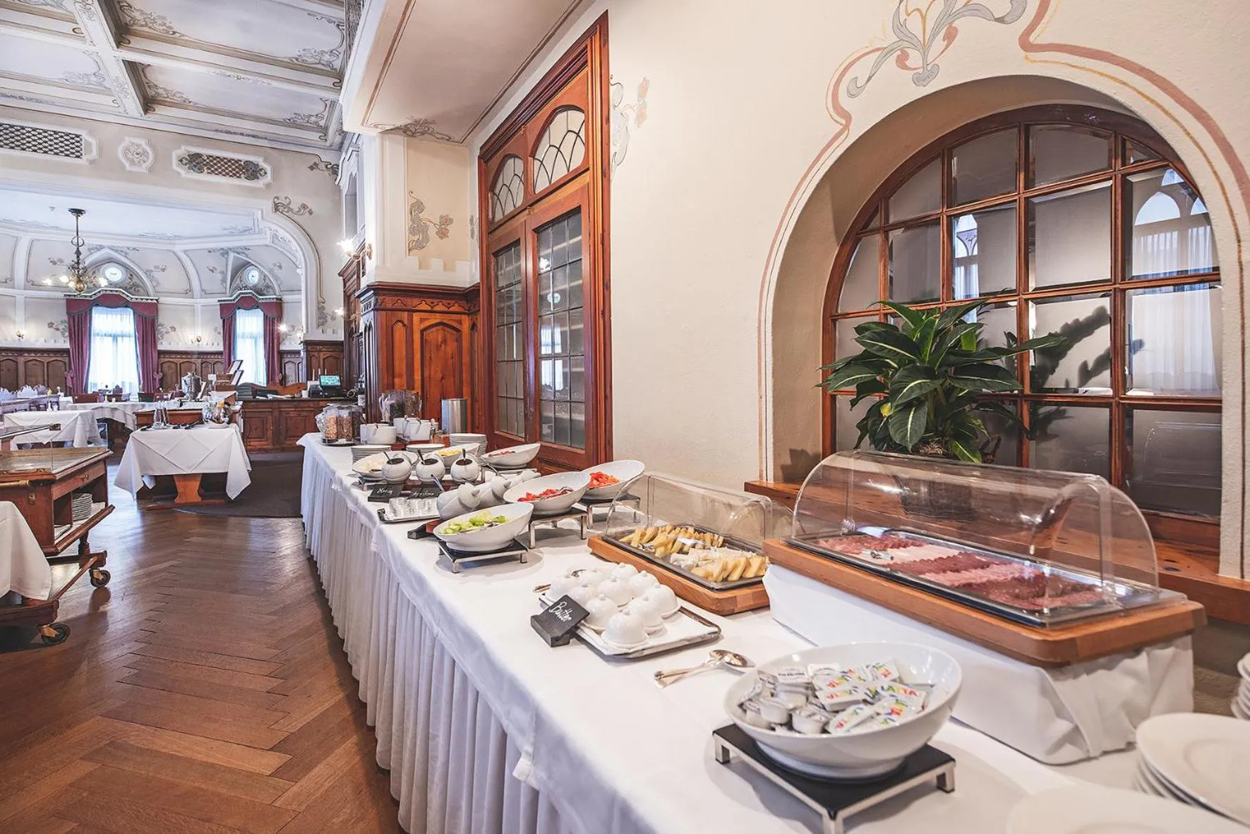 Buffet breakfast in Edelweiss Swiss Quality Hotel