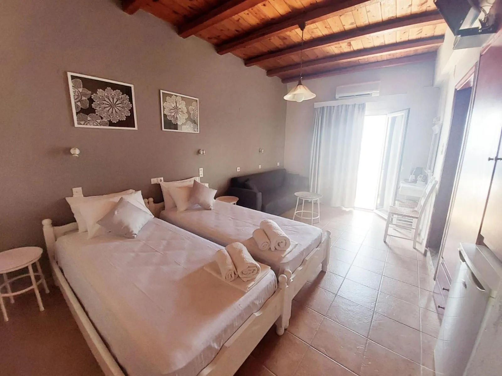 Bedroom, Bed in Agia Roumeli Hotel adults only