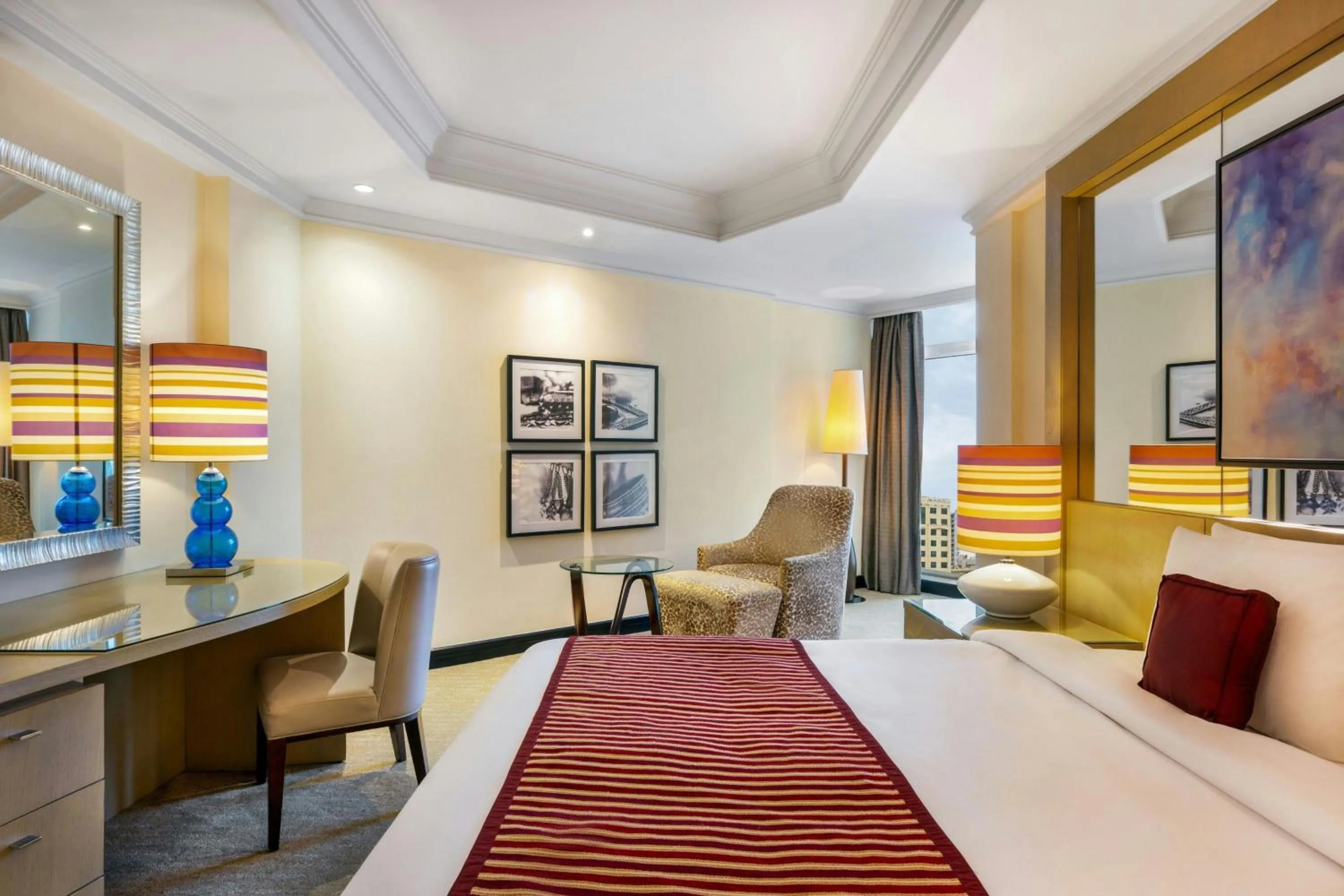 Photo of the whole room, Bed in Gulf Hotel Bahrain Convention and SPA