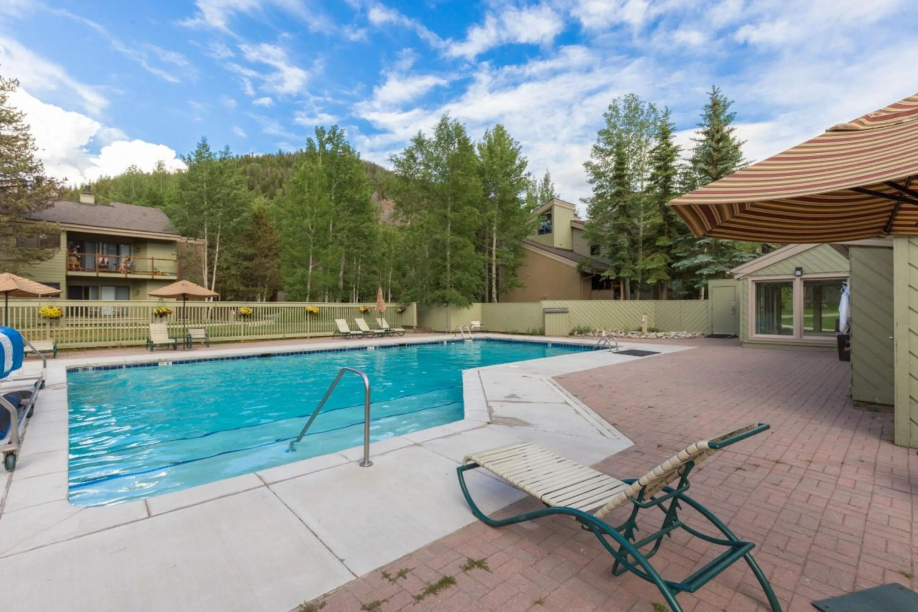Swimming pool in Flying Dutchman by Summit County Mountain Retreats
