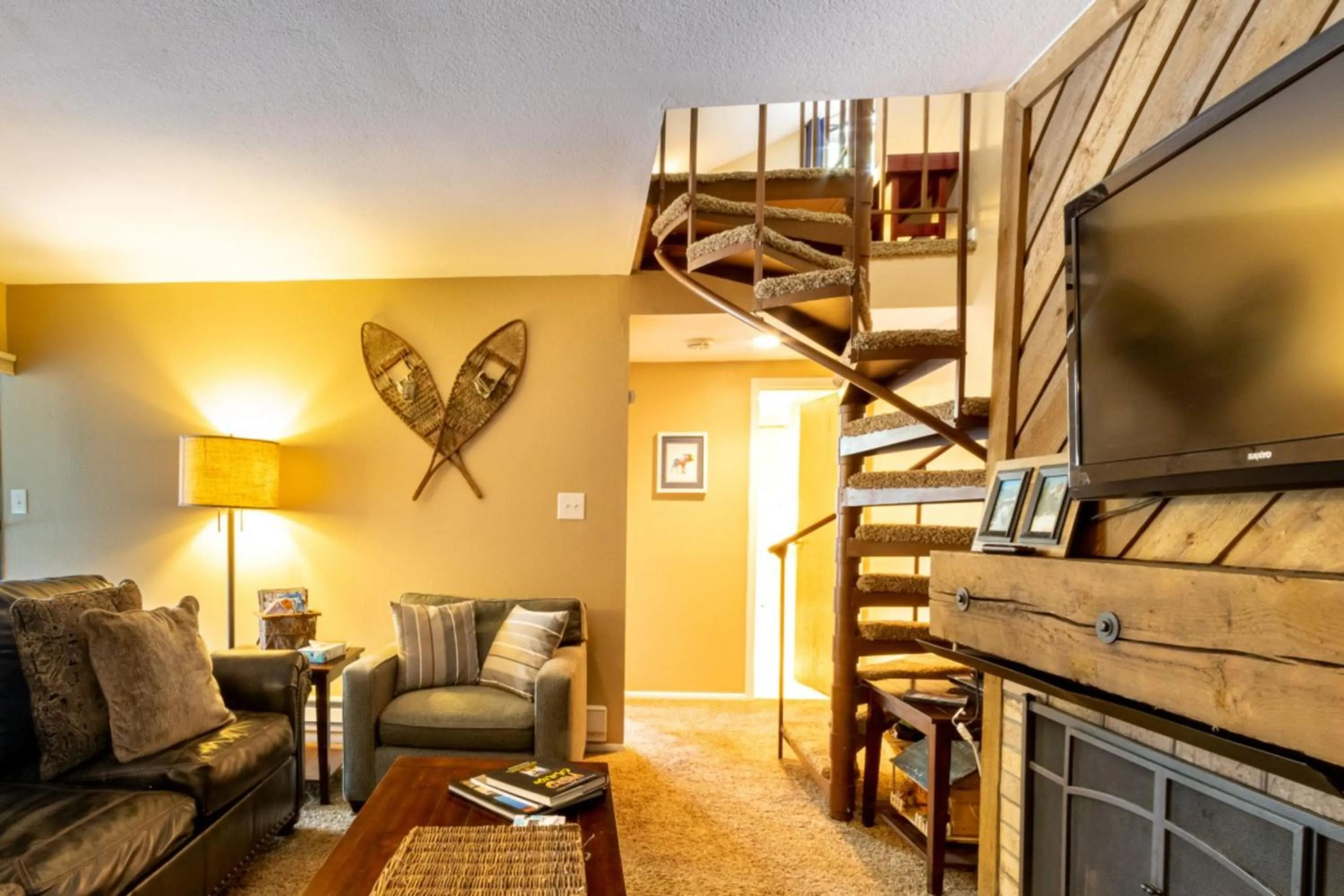 Living room in Flying Dutchman by Summit County Mountain Retreats