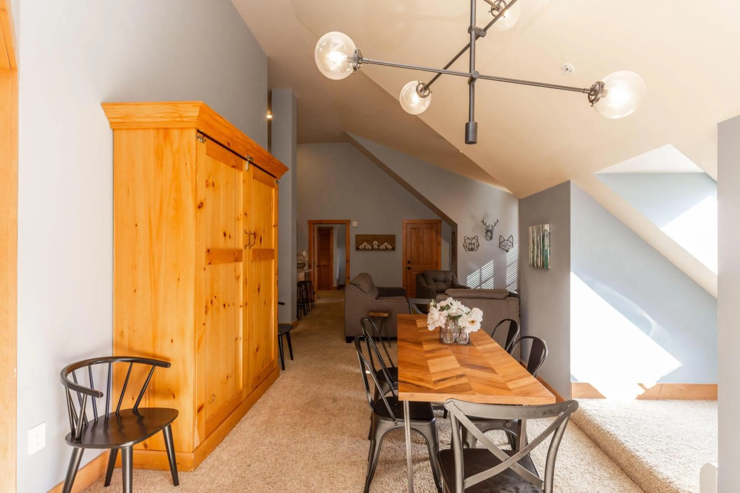 Dining area in Expedition Station by Summit County Mountain Retreats