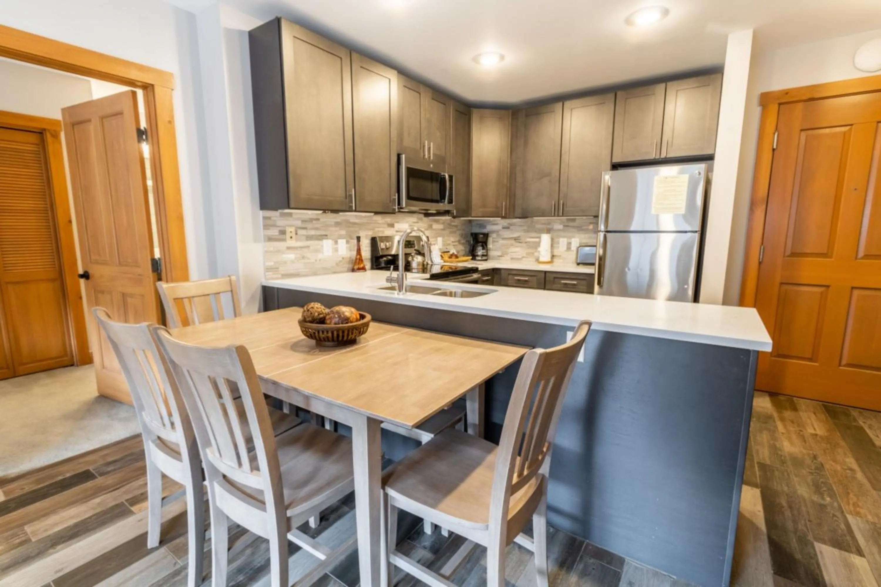 Dining area in Expedition Station by Summit County Mountain Retreats