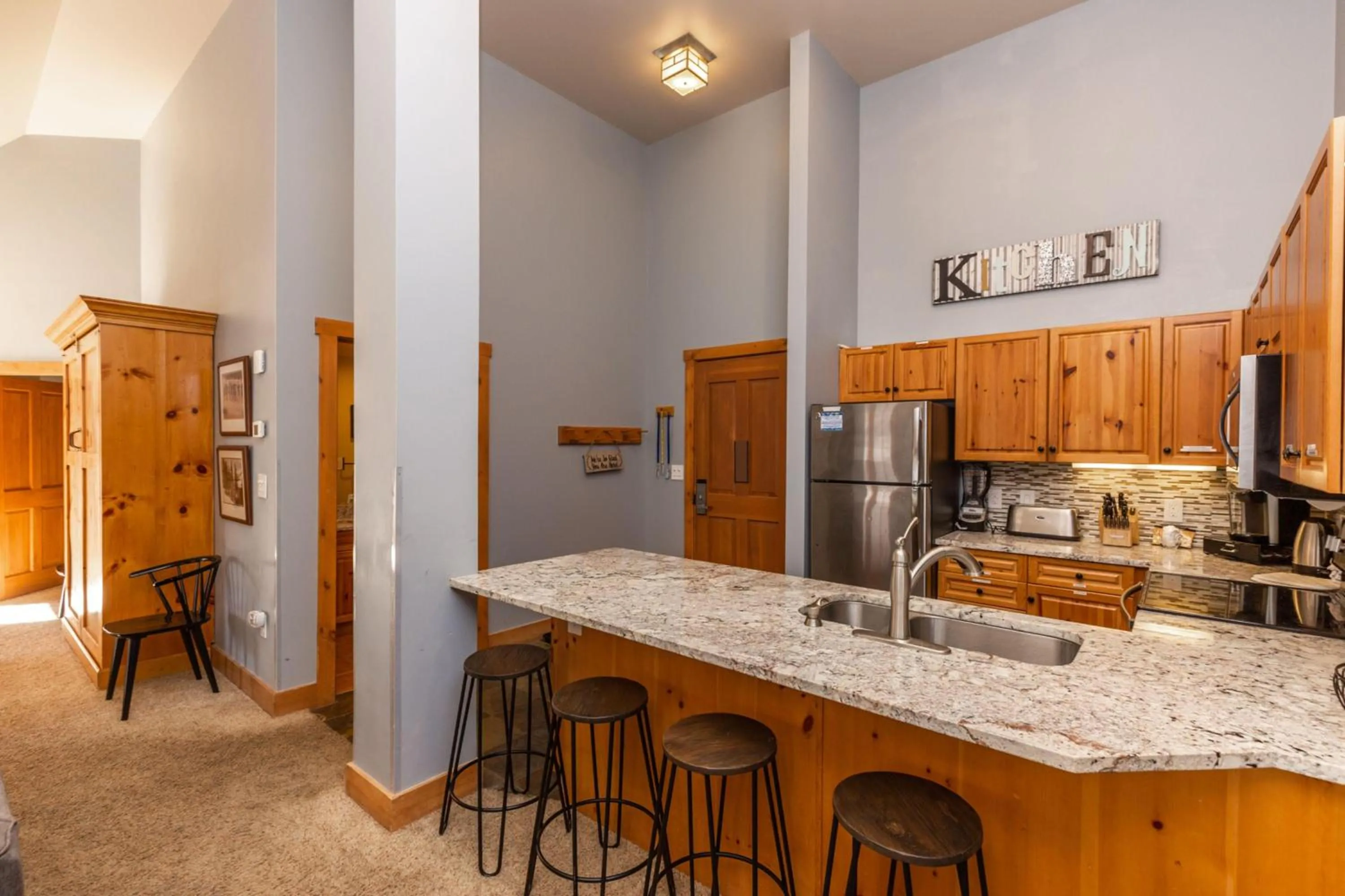 Kitchen or kitchenette in Expedition Station by Summit County Mountain Retreats