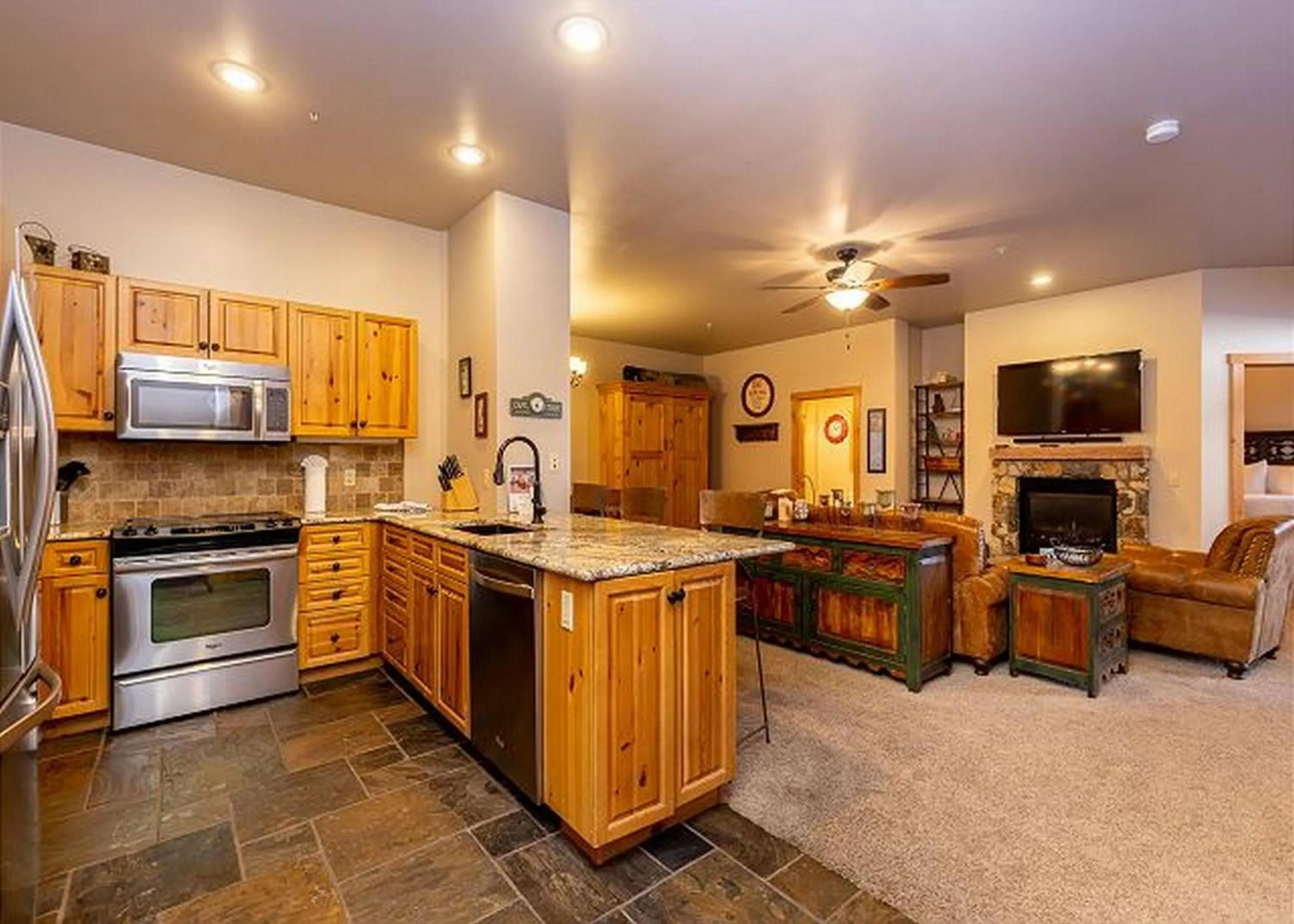 Kitchen or kitchenette in Expedition Station by Summit County Mountain Retreats