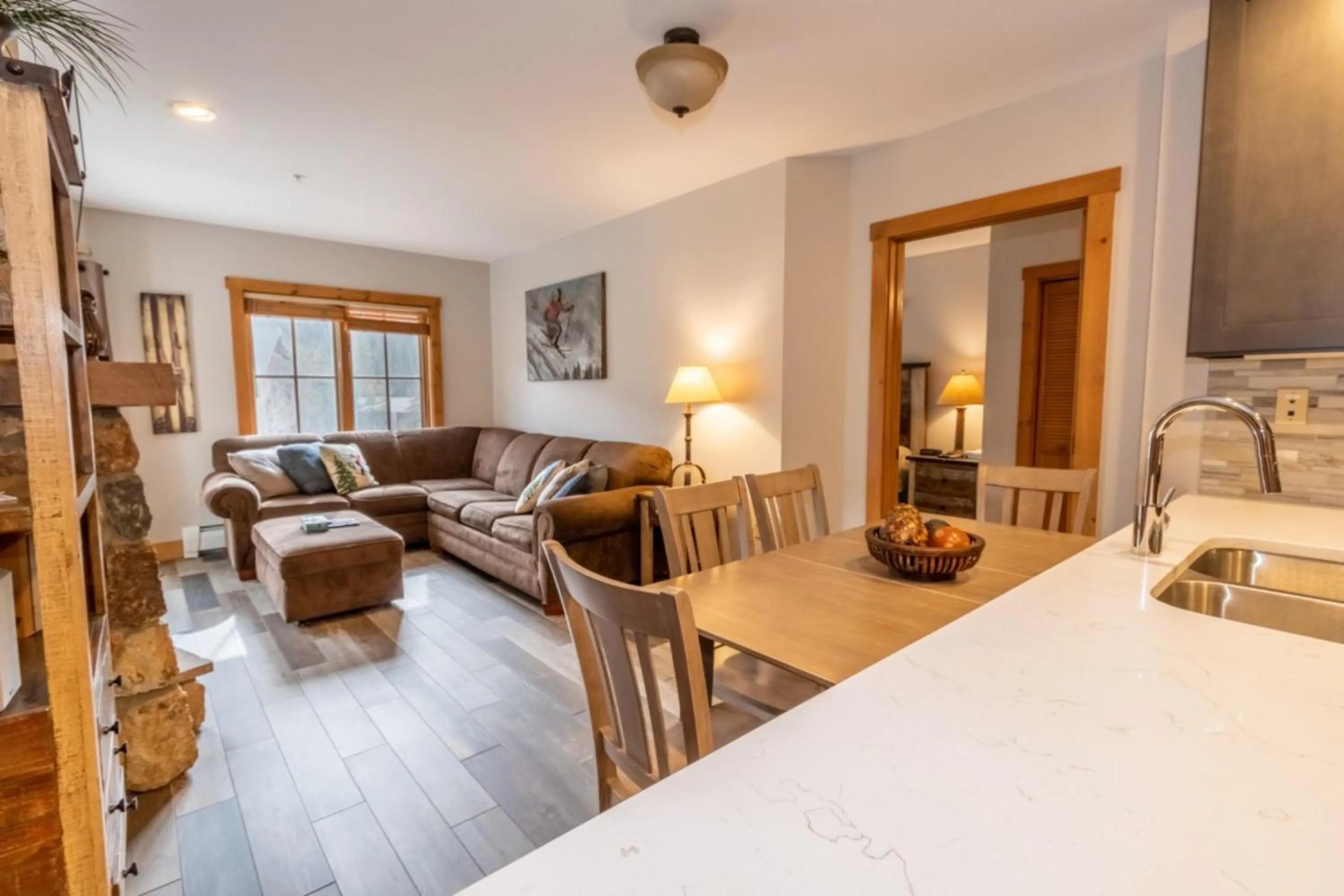 Dining area in Expedition Station by Summit County Mountain Retreats