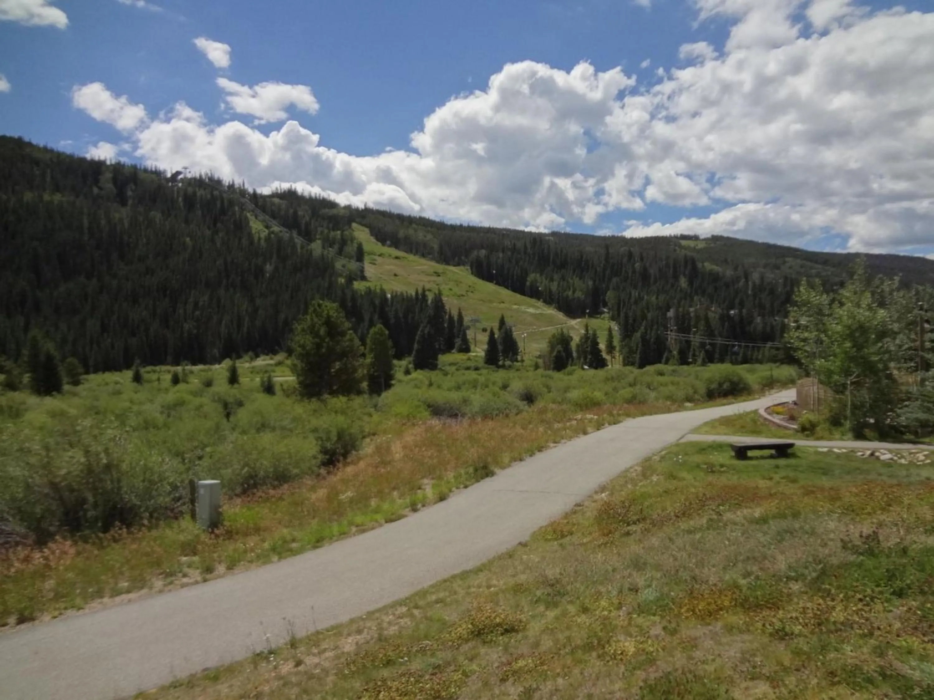 Mountain view in Red Hawk Townhomes by Summit County Mountain Retreats