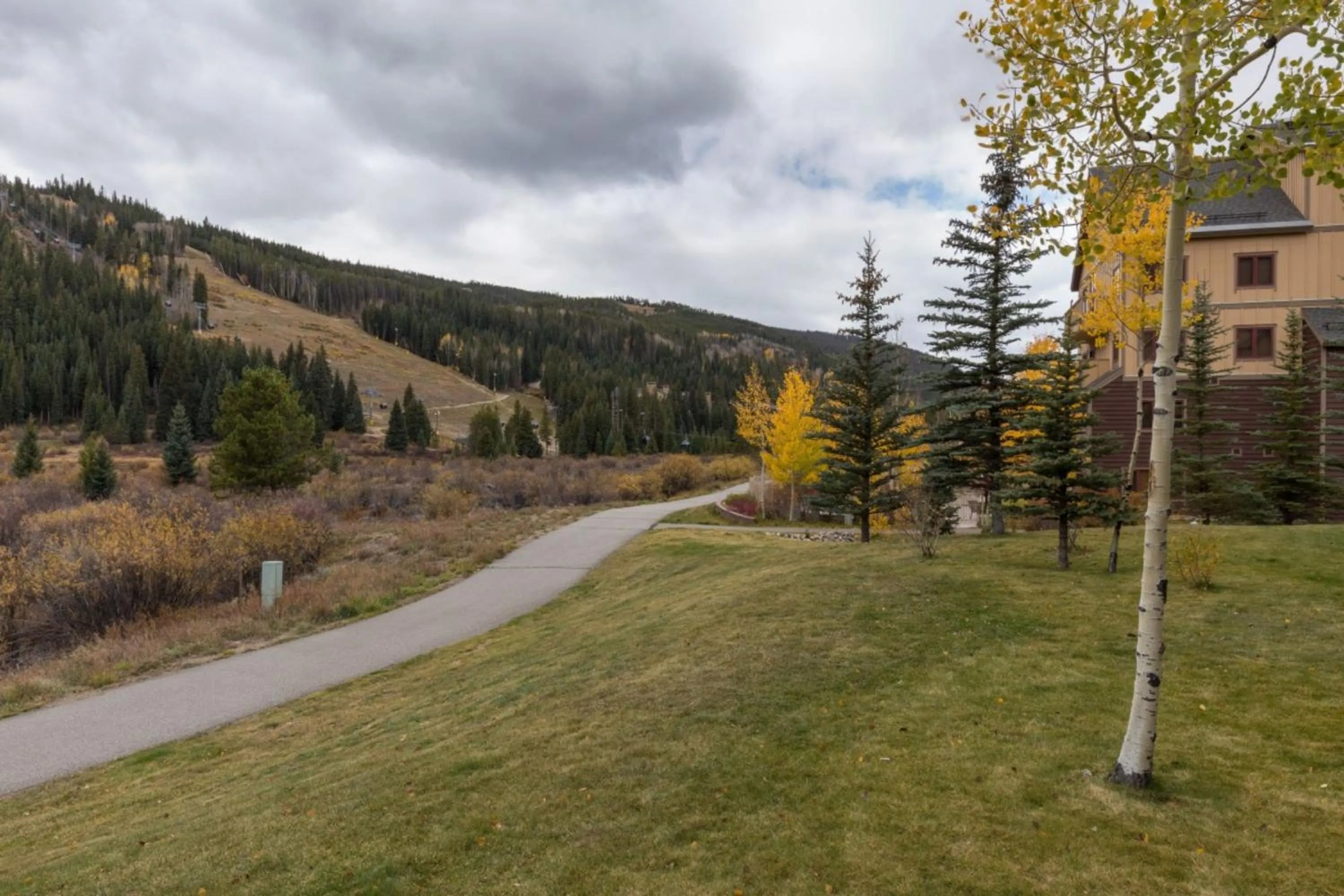 Natural landscape in Red Hawk Townhomes by Summit County Mountain Retreats
