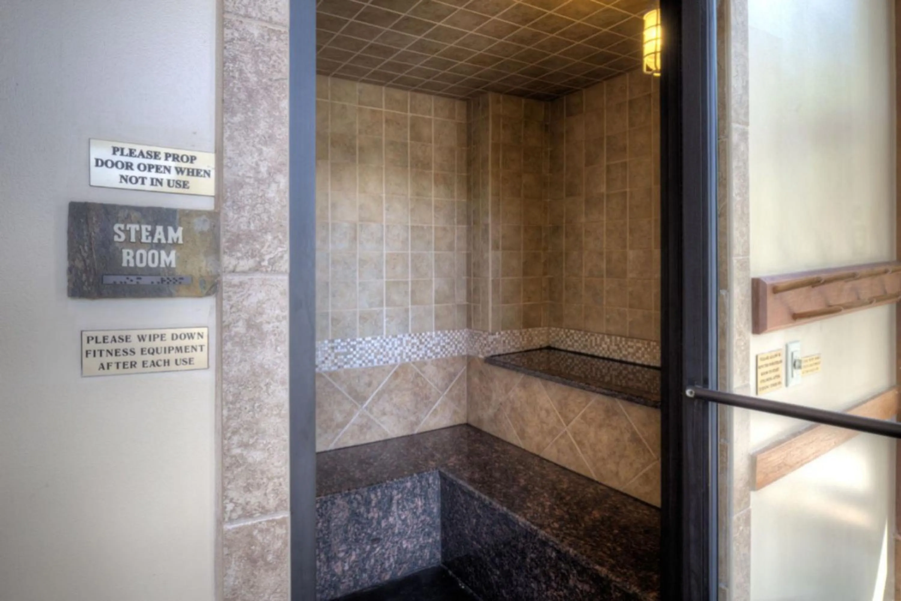 Steam room in Red Hawk Townhomes by Summit County Mountain Retreats