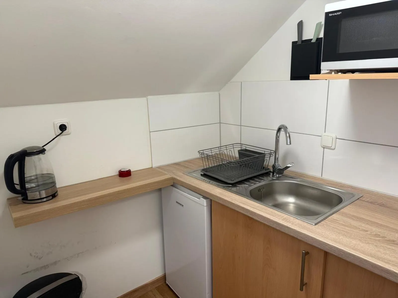 Kitchen or kitchenette in Stadt-Gut-Hotel Zum Rathaus