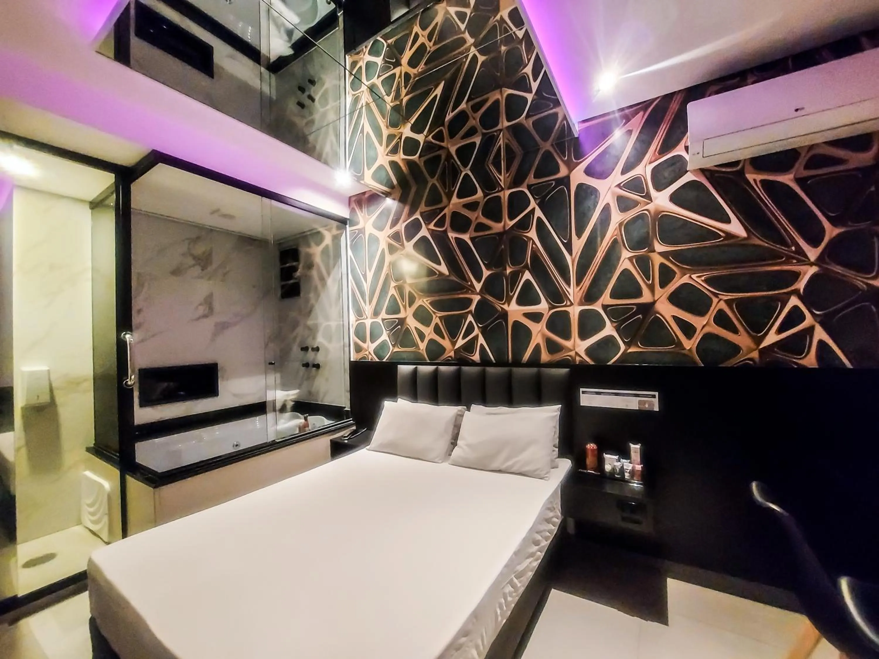 Bed in Único Motel Faria Lima