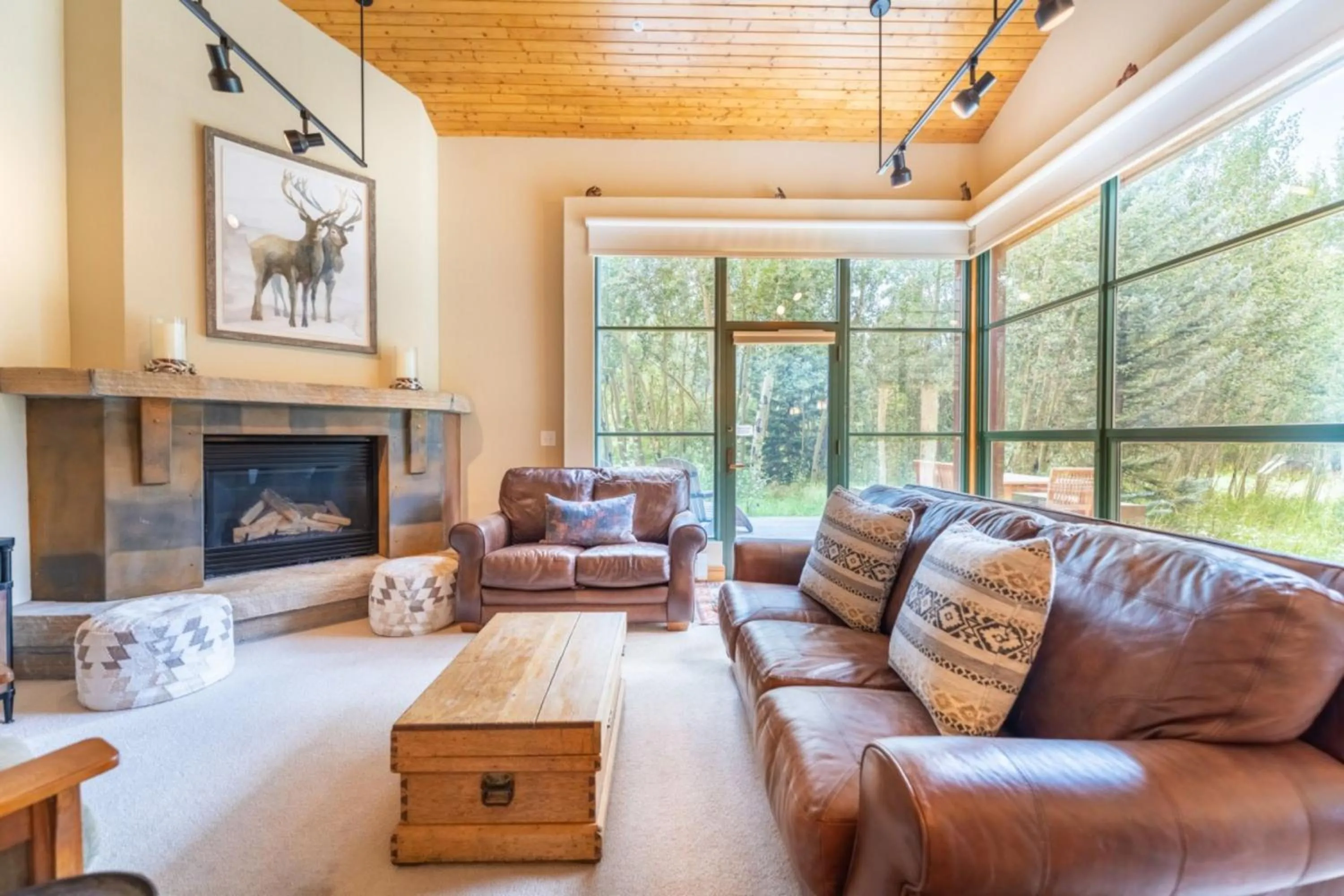 Living room in Ski Tip by Summit County Mountain Retreats
