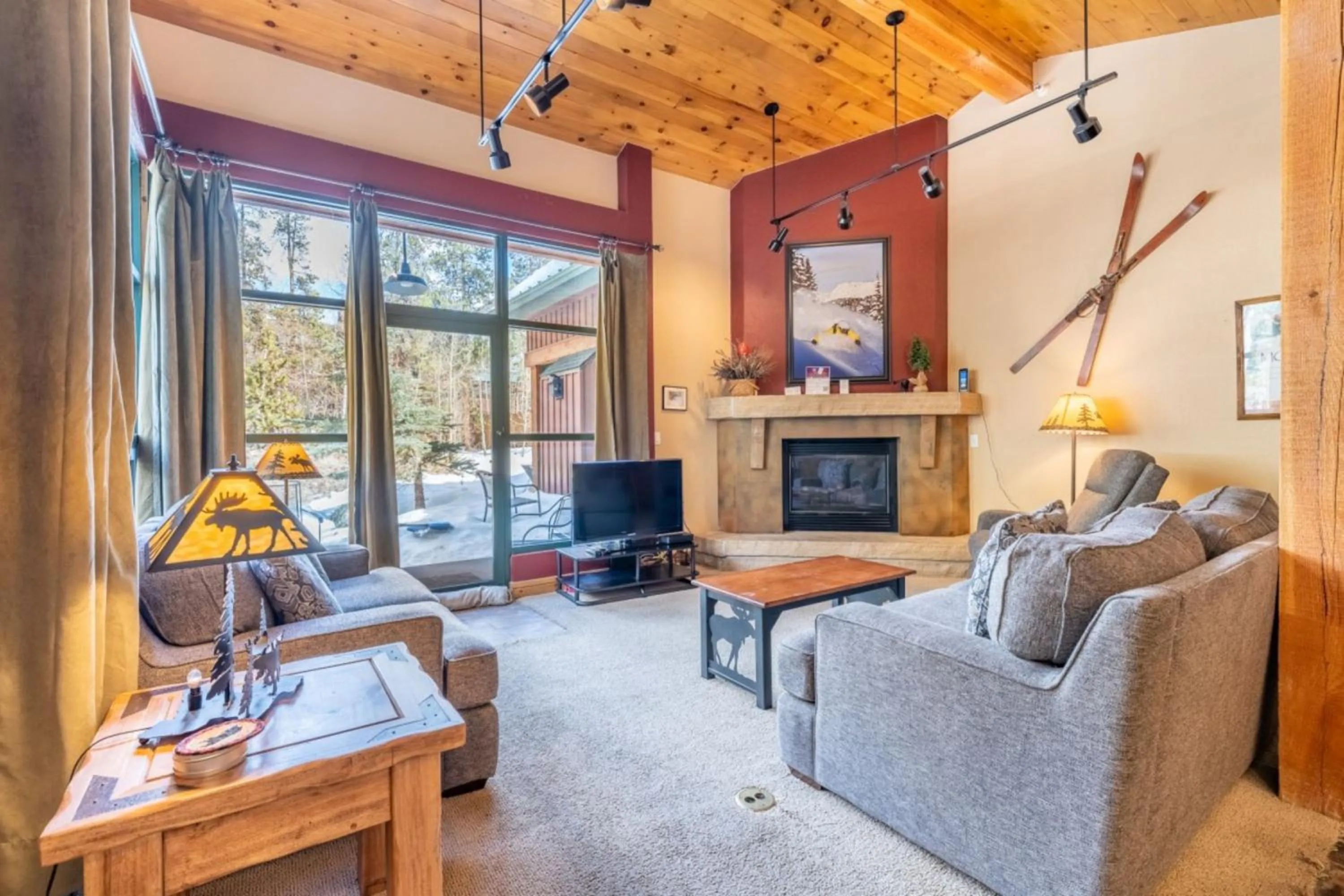 Living room in Ski Tip by Summit County Mountain Retreats