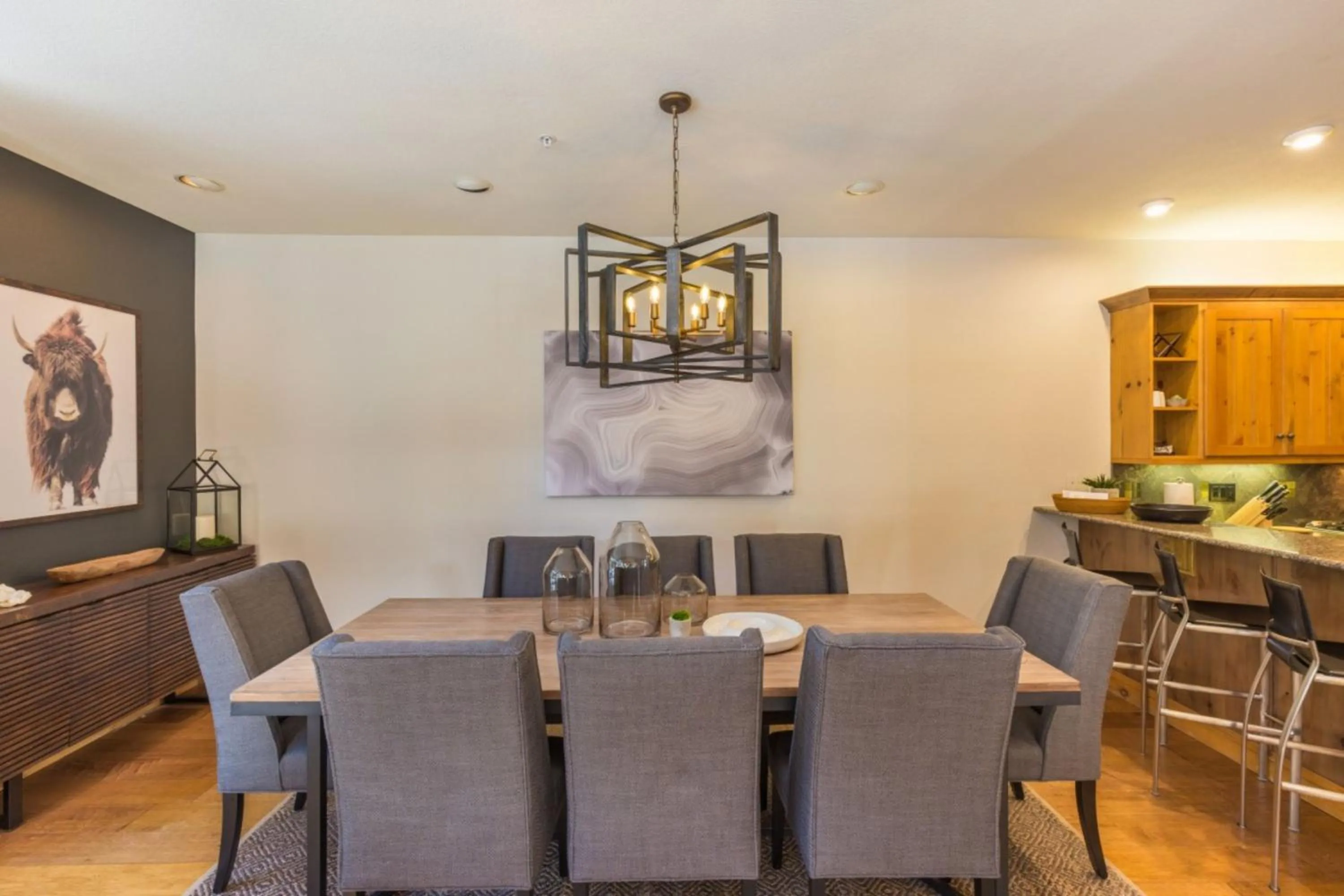 Dining area in Ski Tip by Summit County Mountain Retreats