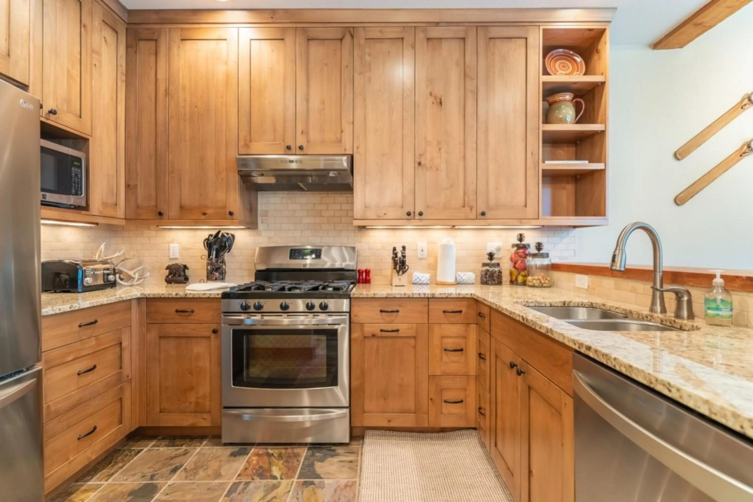 Kitchen or kitchenette in Ski Tip by Summit County Mountain Retreats