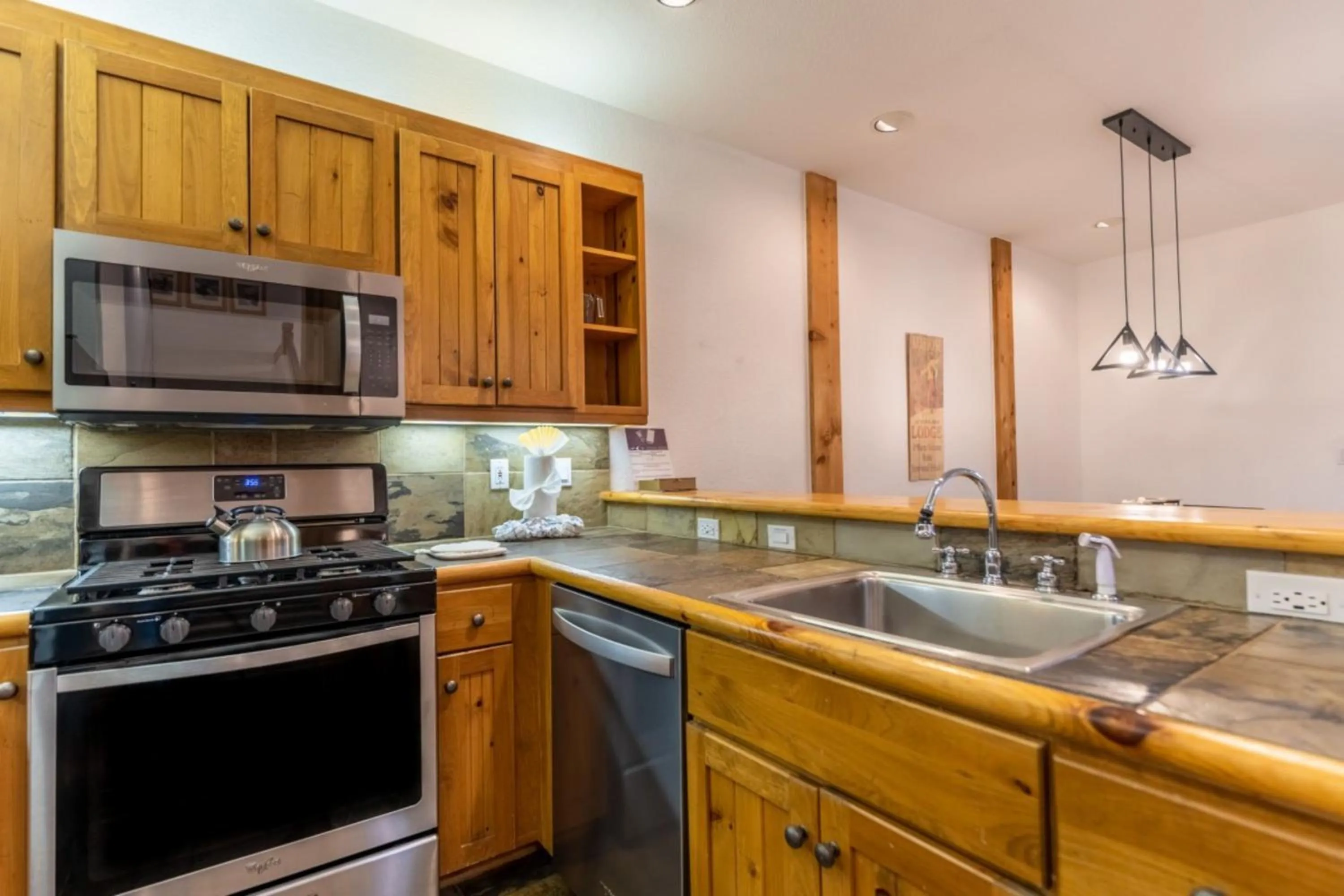 Kitchen or kitchenette in Ski Tip by Summit County Mountain Retreats