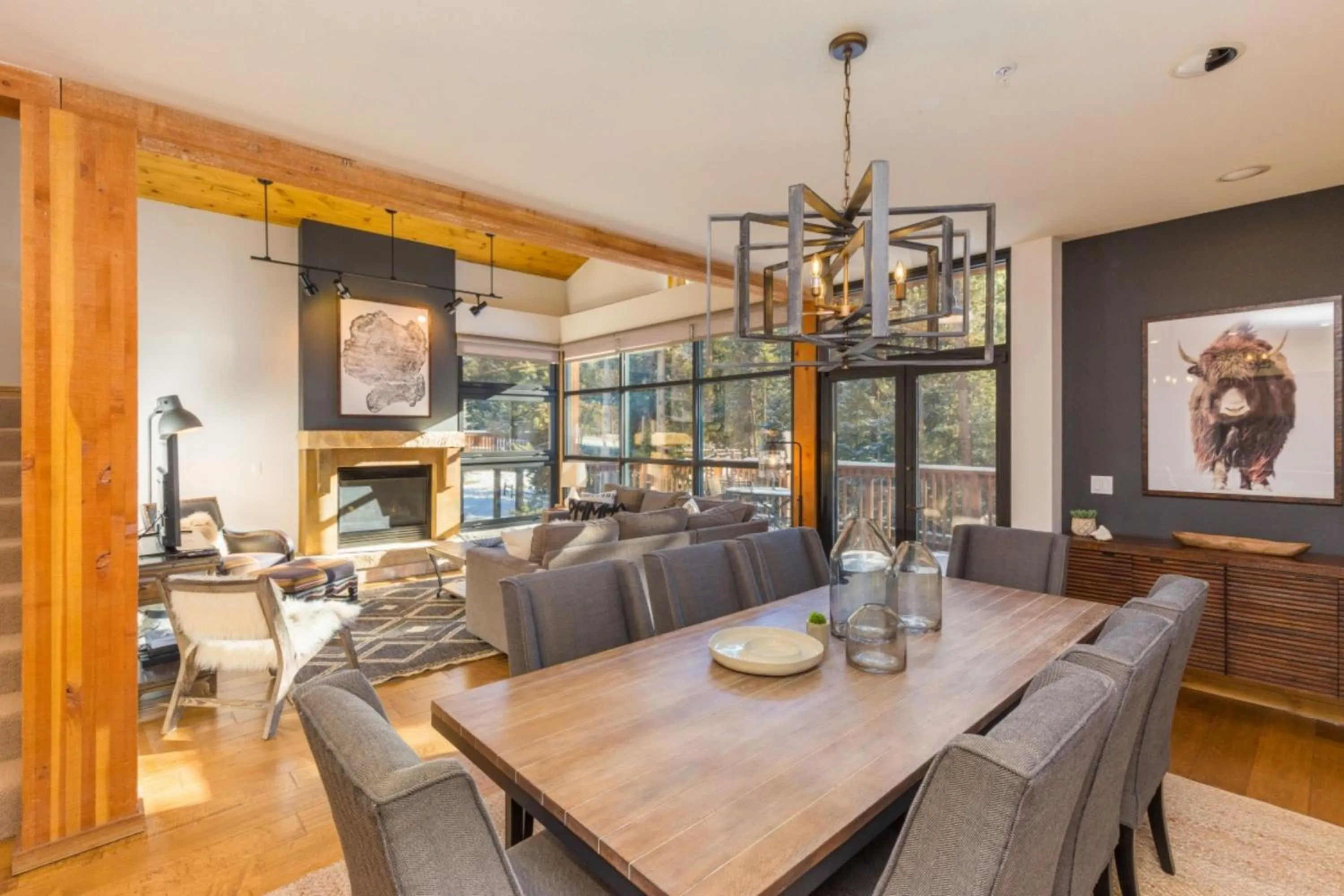 Living room in Ski Tip by Summit County Mountain Retreats