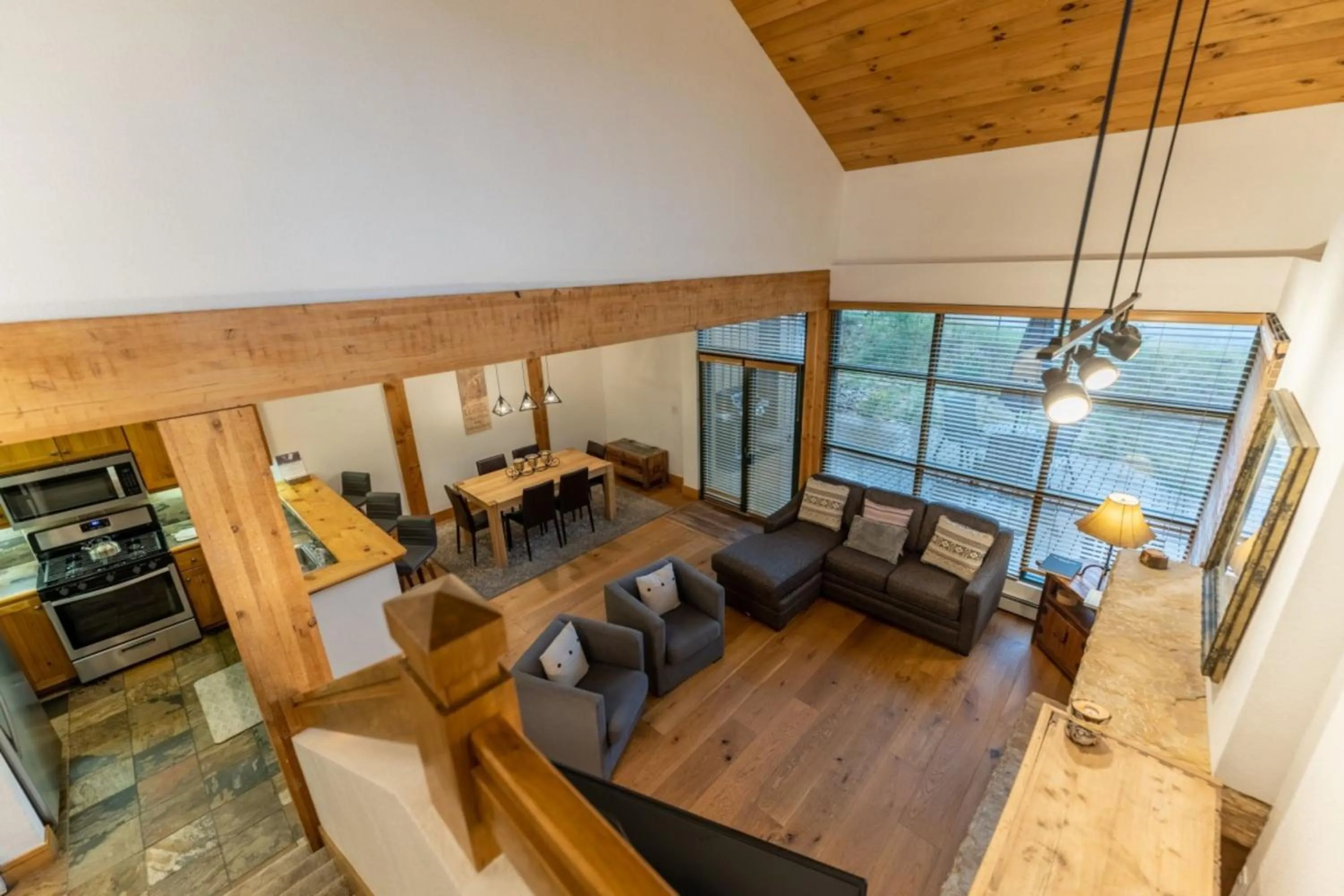 Living room in Ski Tip by Summit County Mountain Retreats