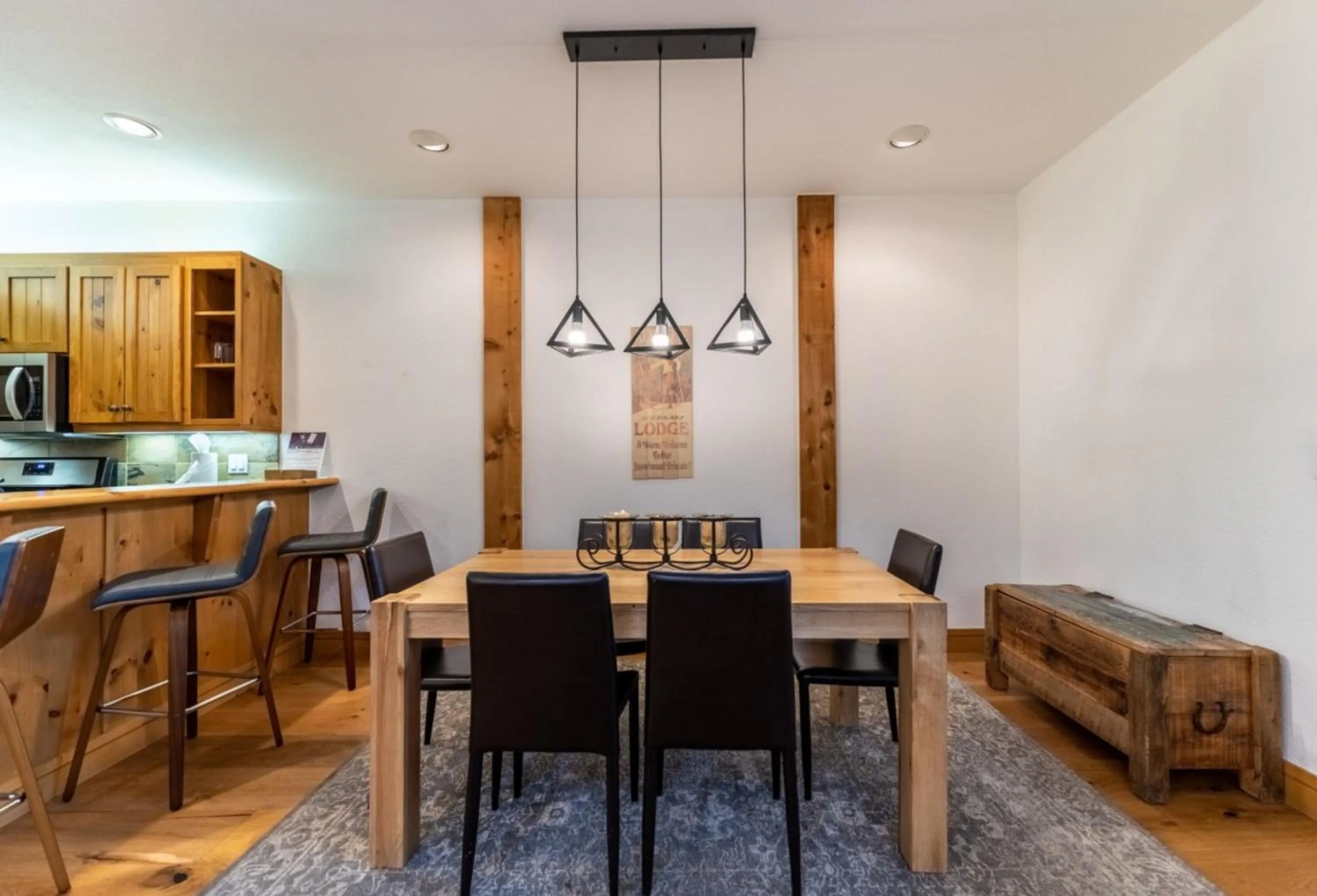 Dining area in Ski Tip by Summit County Mountain Retreats