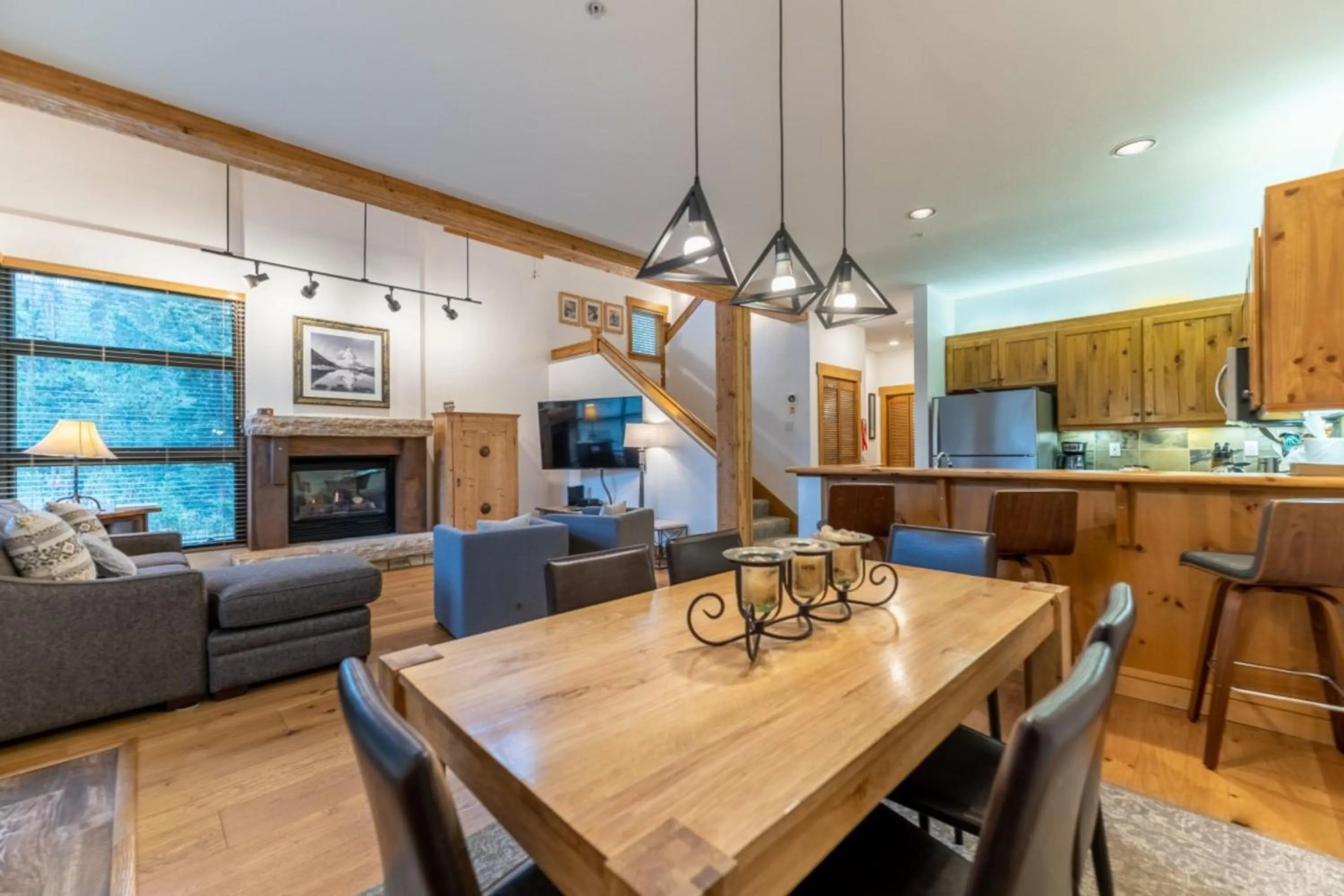 Living room in Ski Tip by Summit County Mountain Retreats