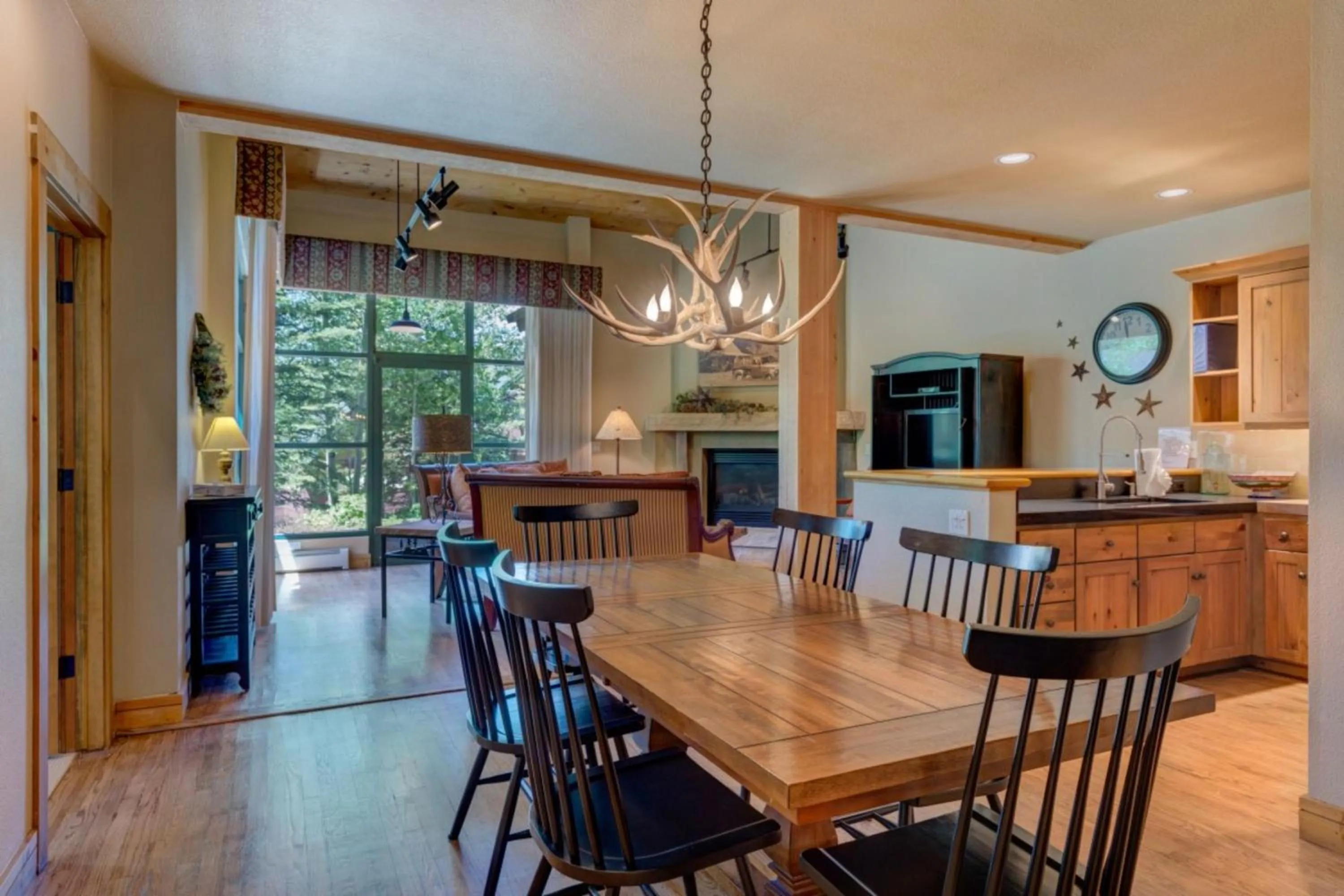Dining area in Ski Tip by Summit County Mountain Retreats