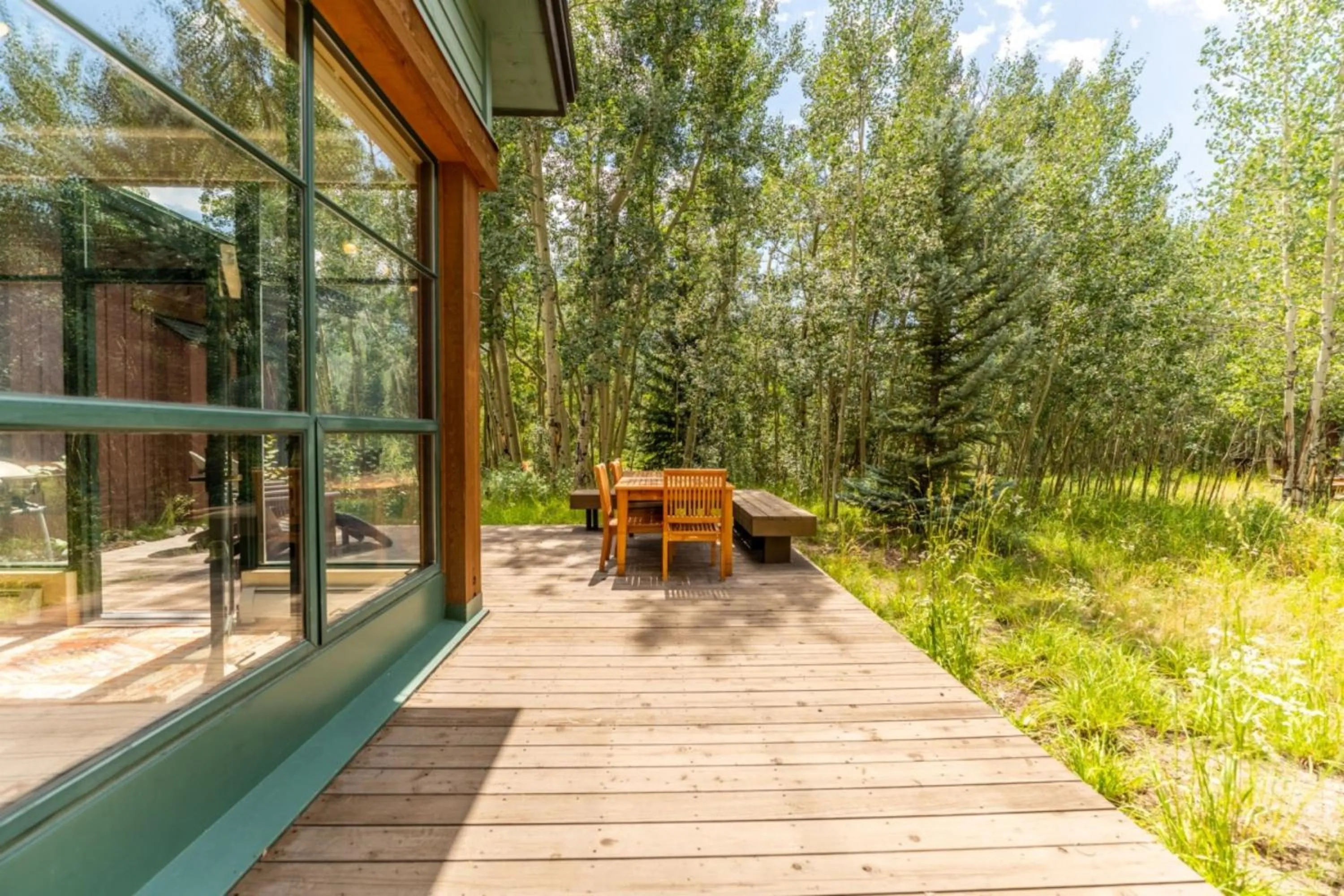 Patio in Ski Tip by Summit County Mountain Retreats