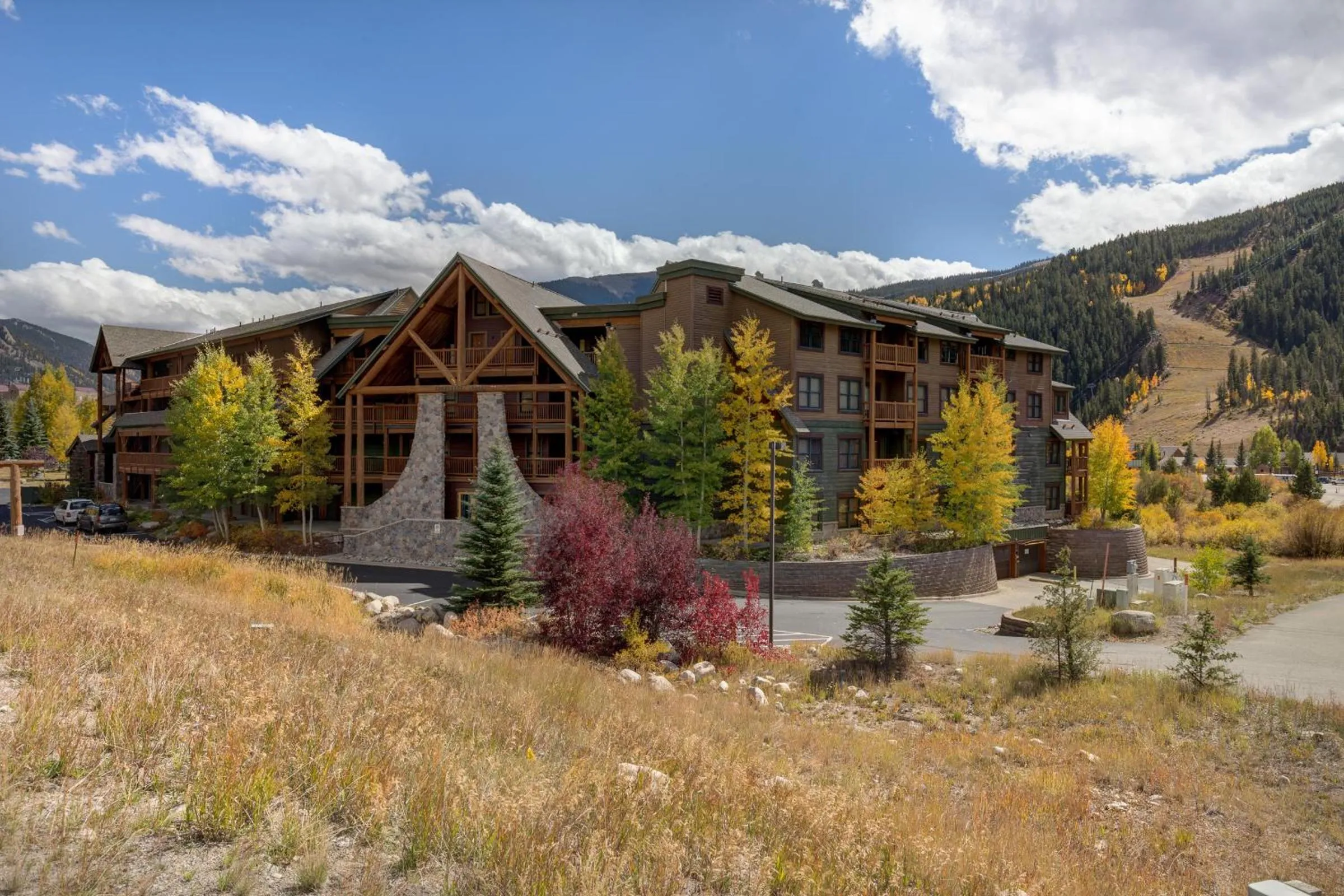 Property building in Tenderfoot Lodge by Summit County Mountain Retreats