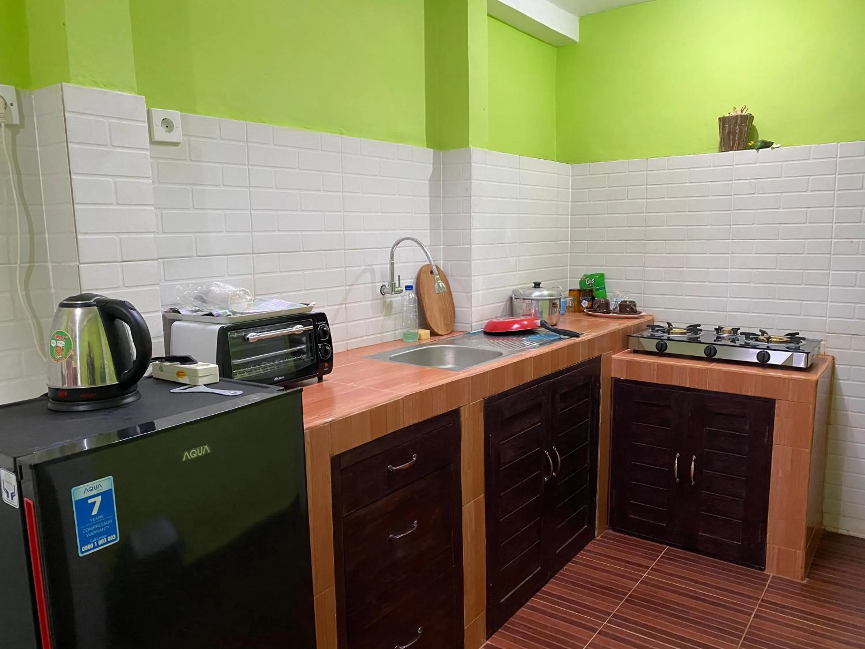 Kitchen or kitchenette in Villa Melanting