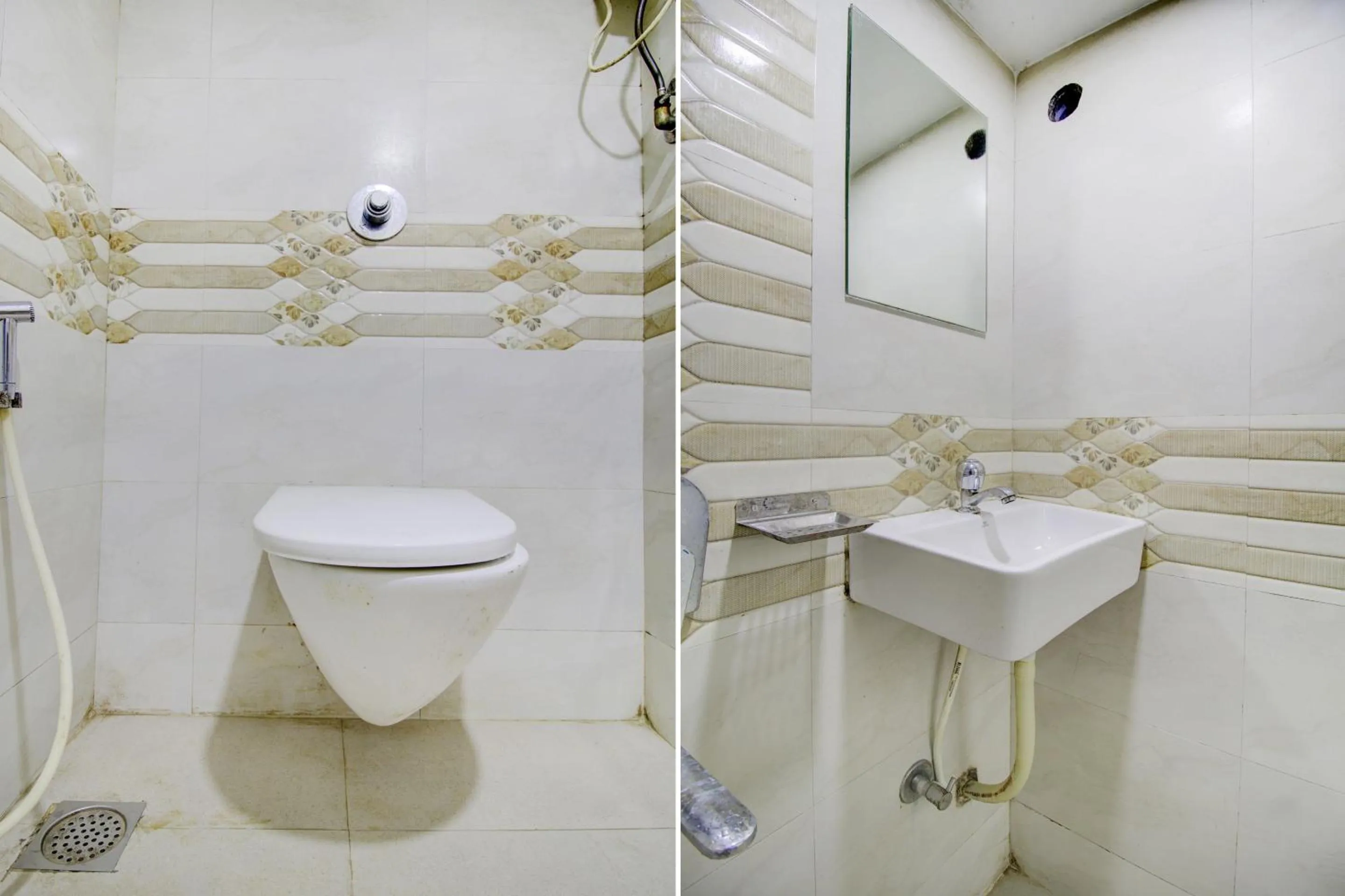 Bathroom in Hotel O Blue Light Near Gateway Of India Mumbai