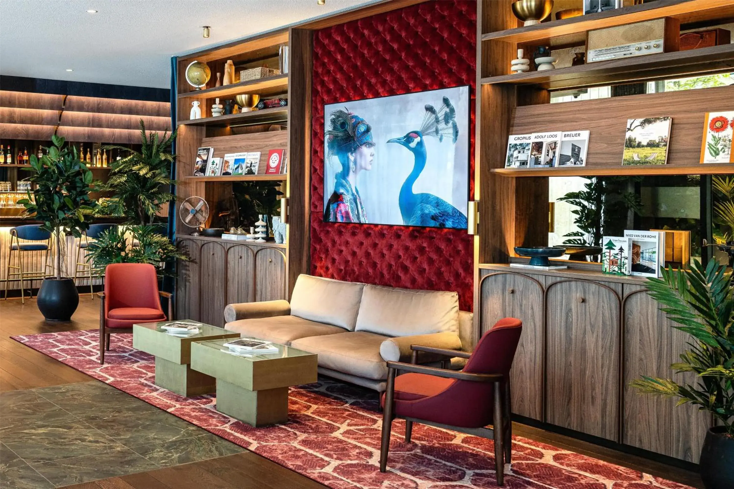 Lobby or reception in Radisson Blu Media Harbour Hotel, Düsseldorf Lobby or reception in Radisson Blu Media Harbour Hotel, Düsseldorf