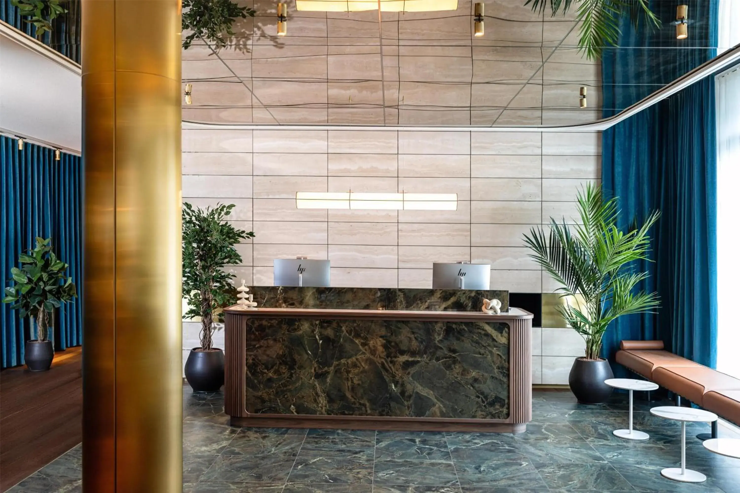 Lobby or reception in Radisson Blu Media Harbour Hotel, Düsseldorf Lobby or reception in Radisson Blu Media Harbour Hotel, Düsseldorf