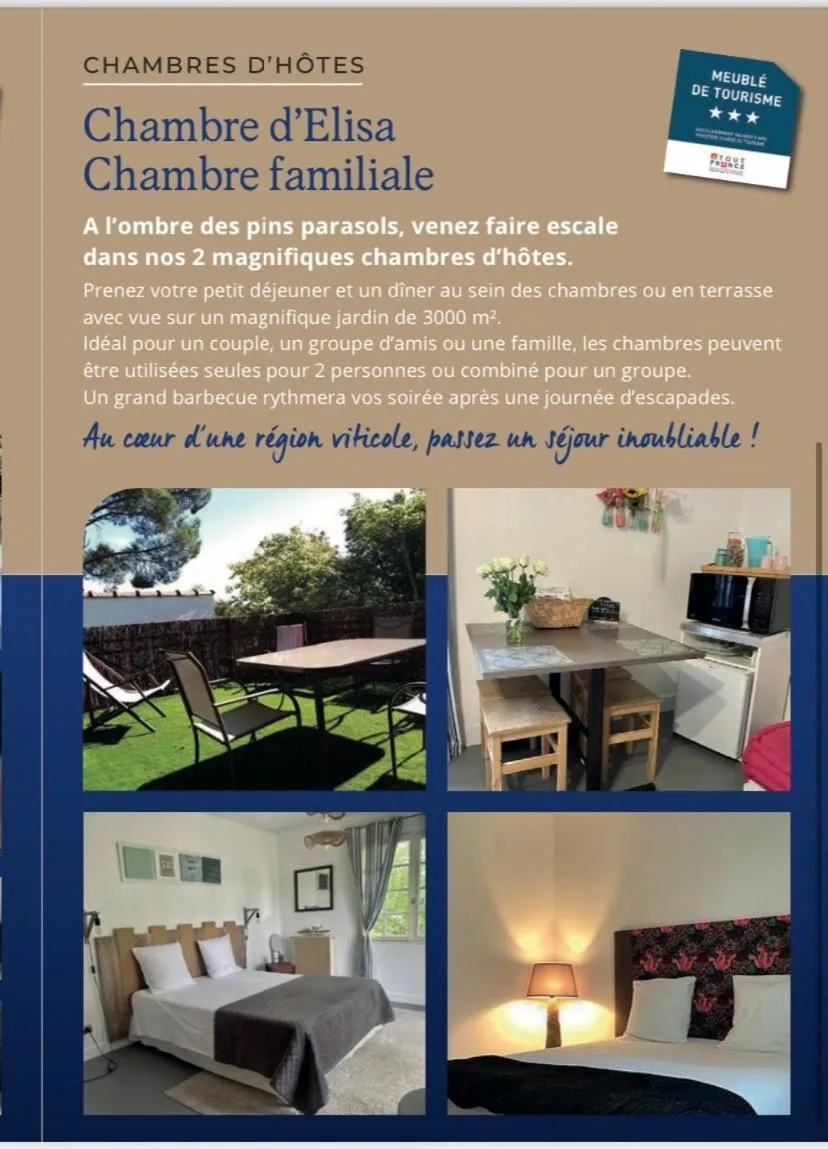 Property logo or sign in Chambres d'Elisa