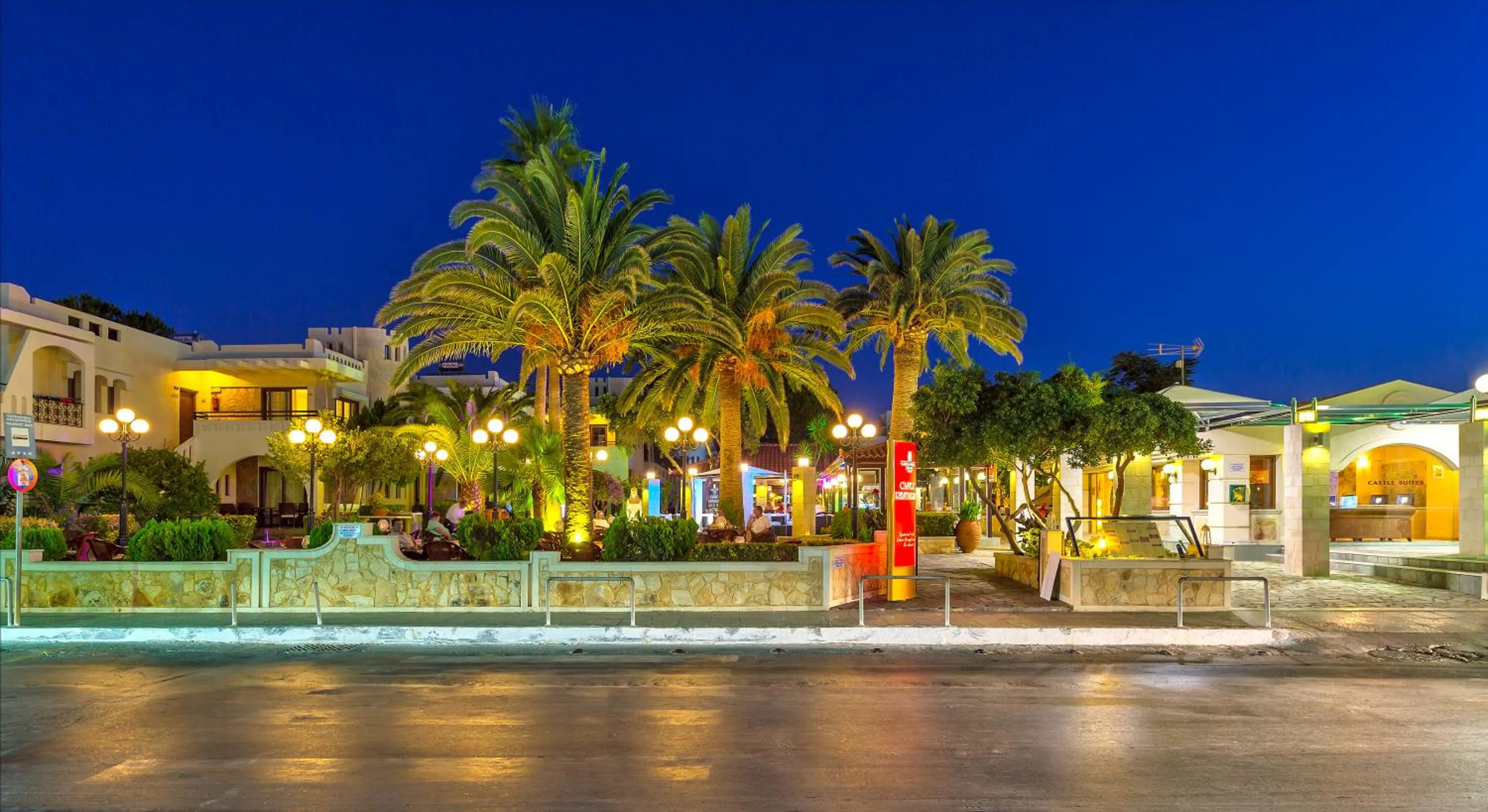 Property building in Castle Suites Hotel