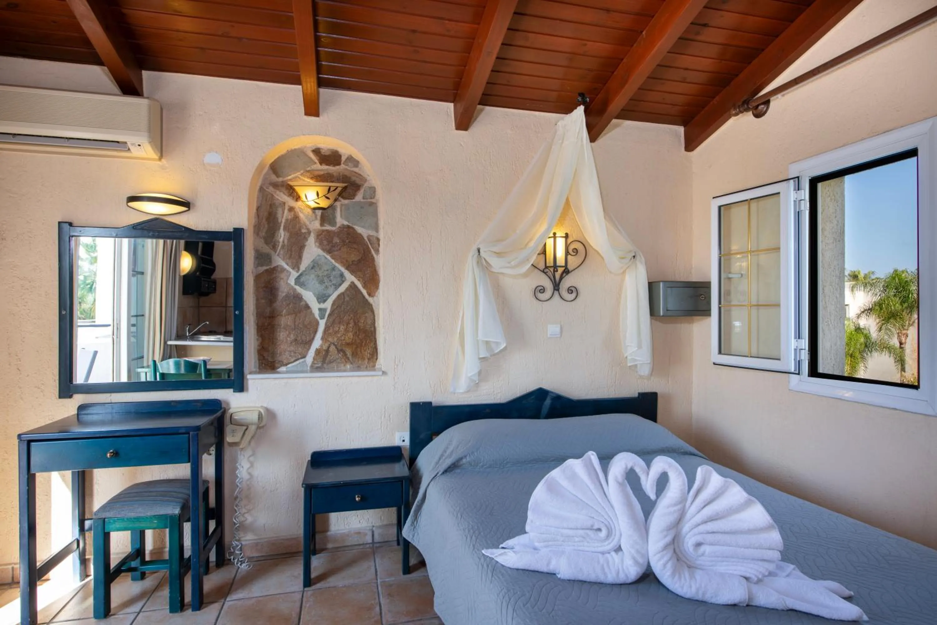 Bed in Castle Suites Hotel