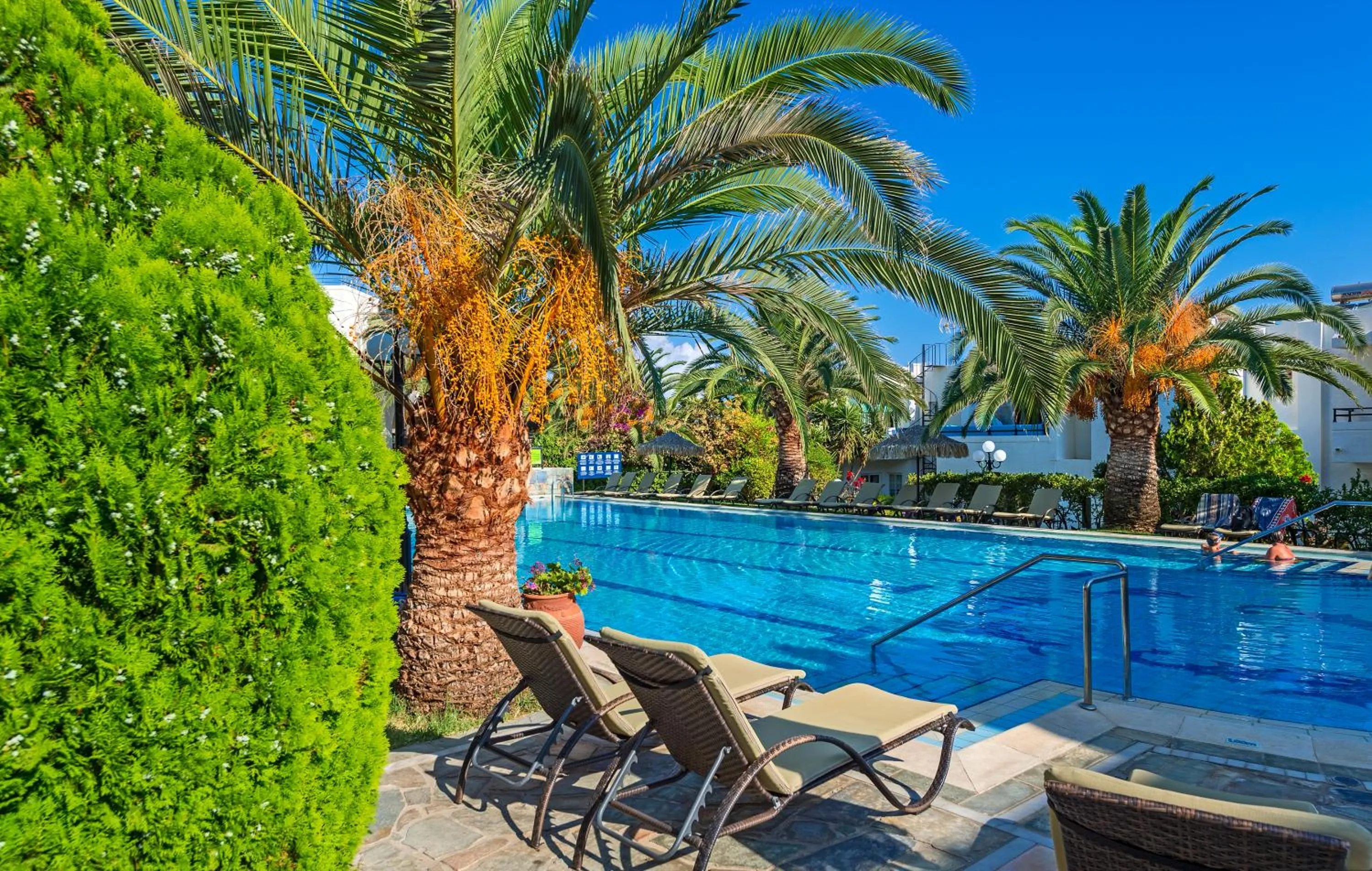 Swimming pool in Castle Suites Hotel