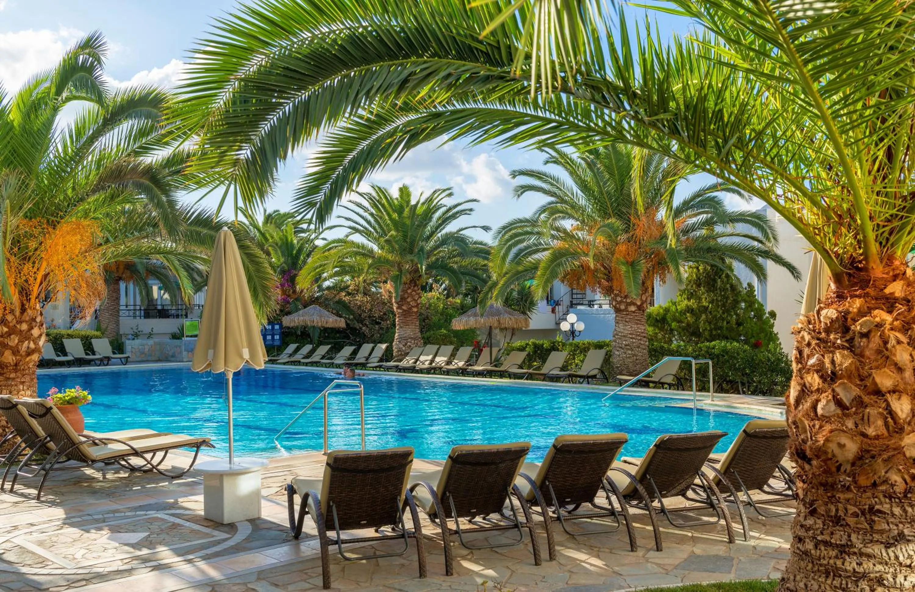 Swimming pool in Castle Suites Hotel
