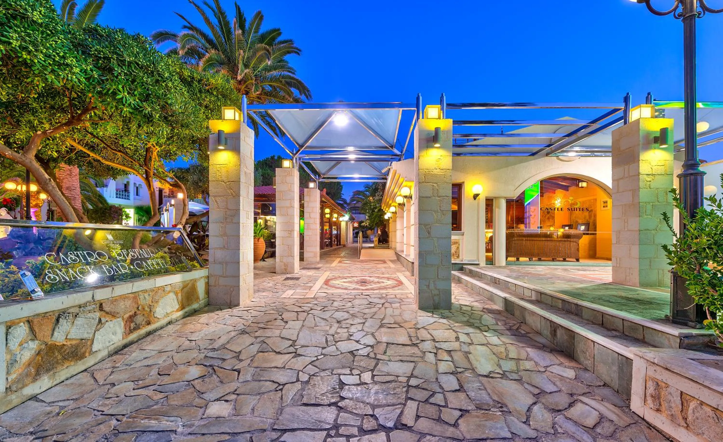 Property building in Castle Suites Hotel