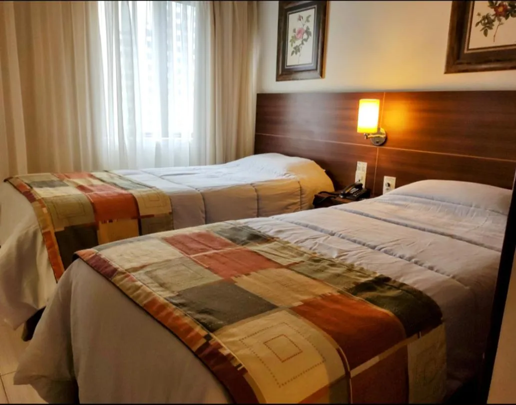 Photo of the whole room, Bed in The Time Flat - Berrini - 200 metros do WTC