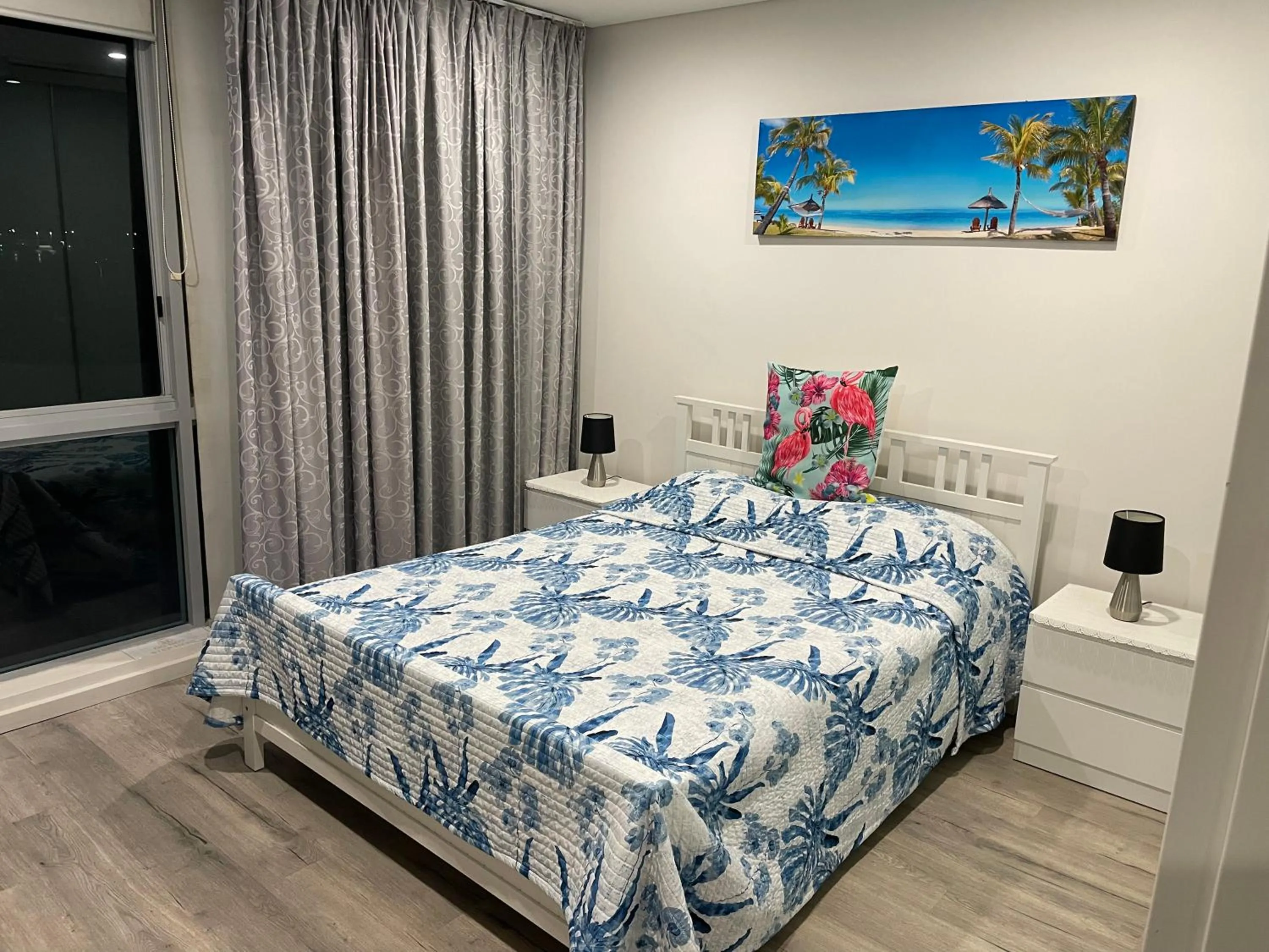 Bed in Marina ocean view at Shores Southport