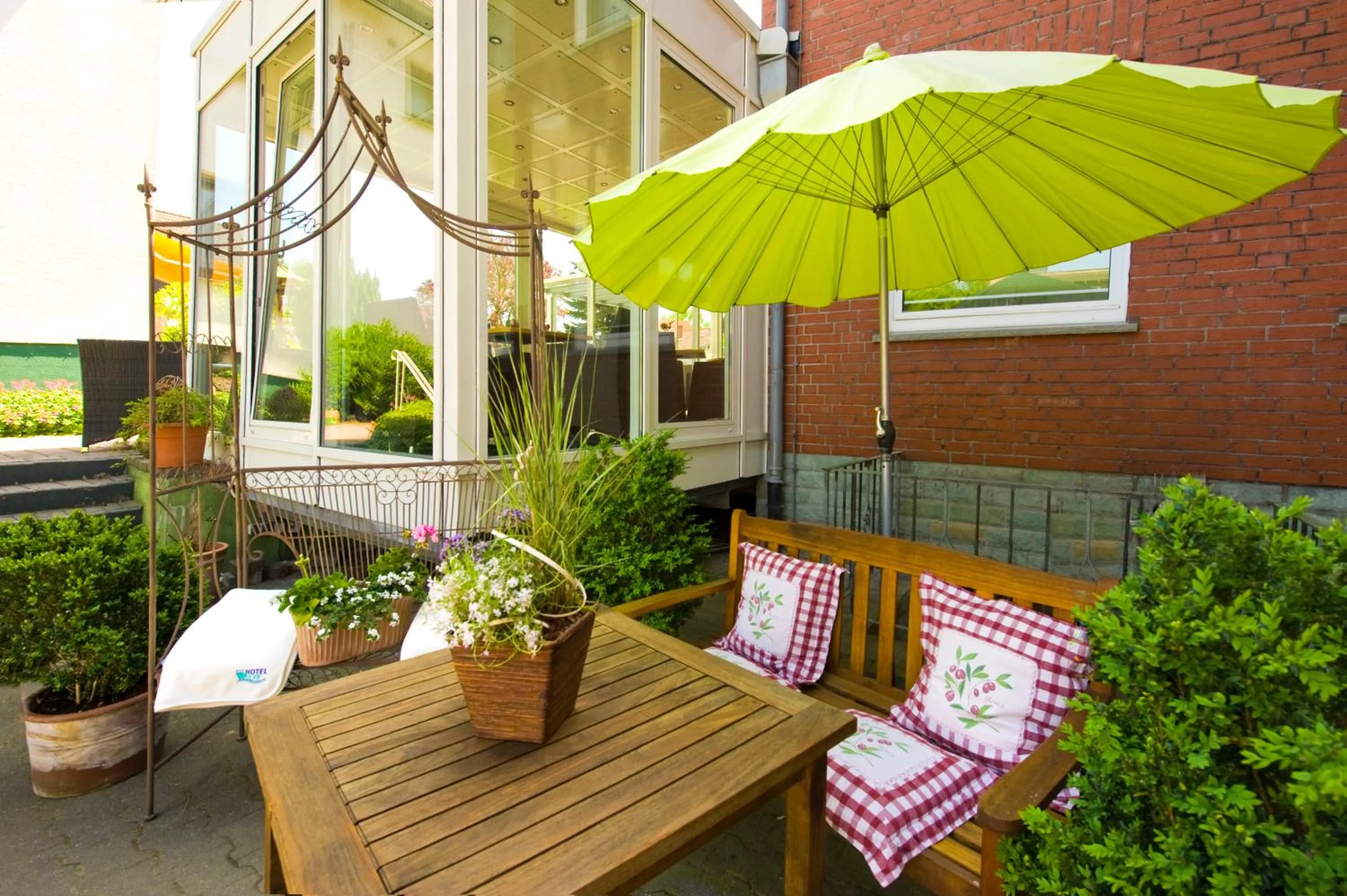 Patio in Hotel Wulff