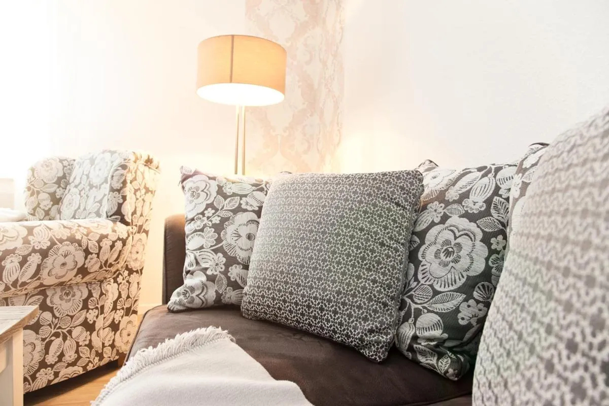 Decorative detail, Bed in Hotel Wulff