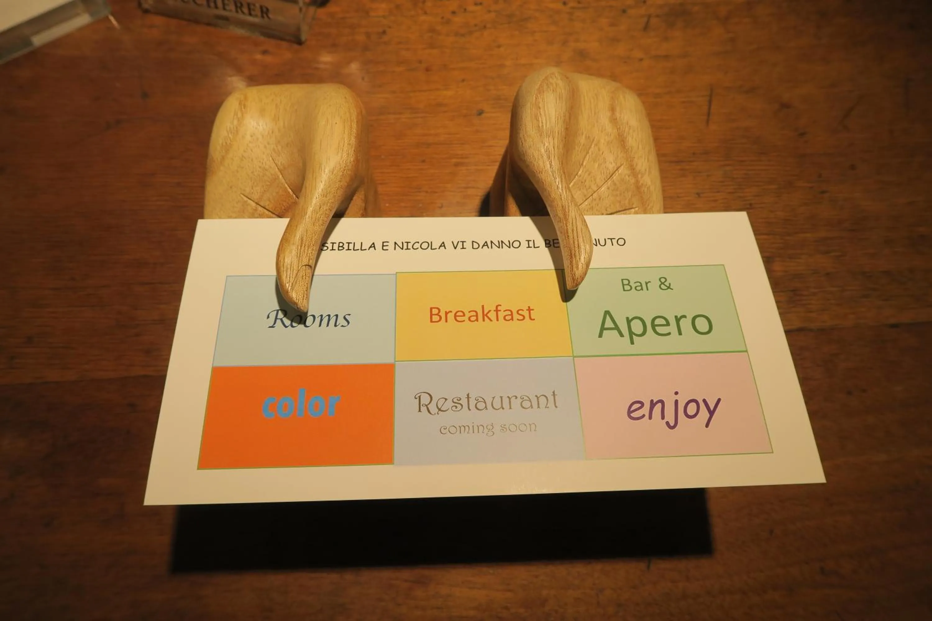 Decorative detail in Piccolo Hotel