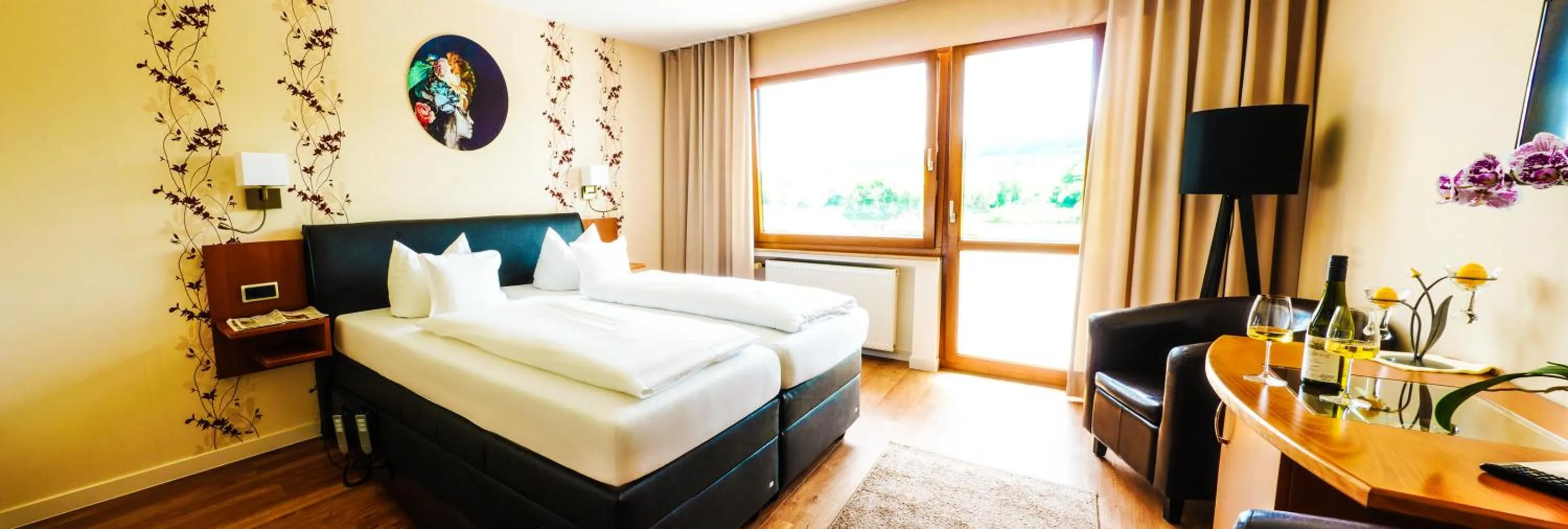 Bed in Hotel Zehnthof