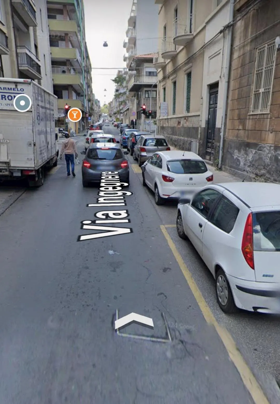 Street view in la casa di romi