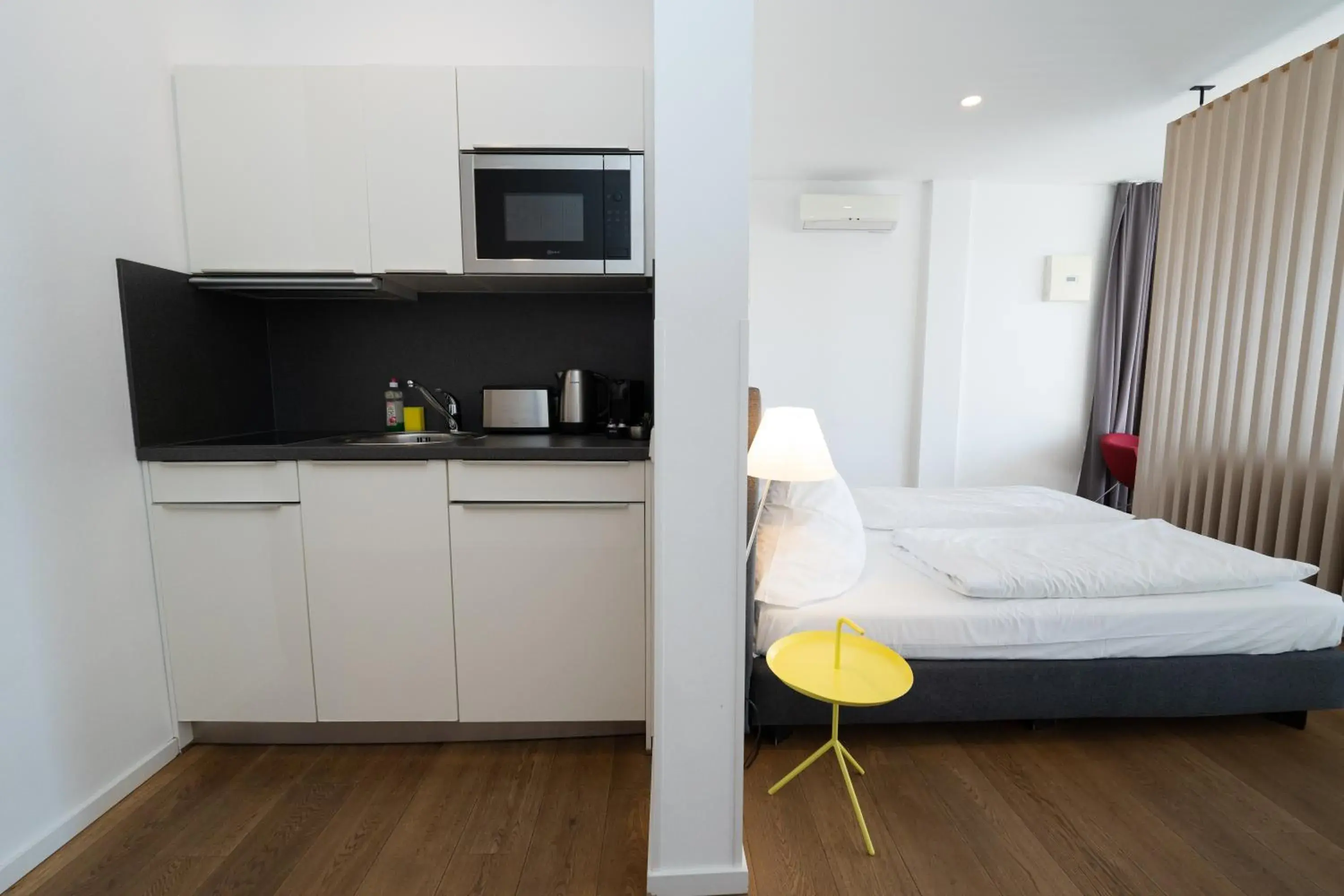 View (from property/room), Bed in Das Loft Apartments View (from property/room), Bed in Das Loft Apartments